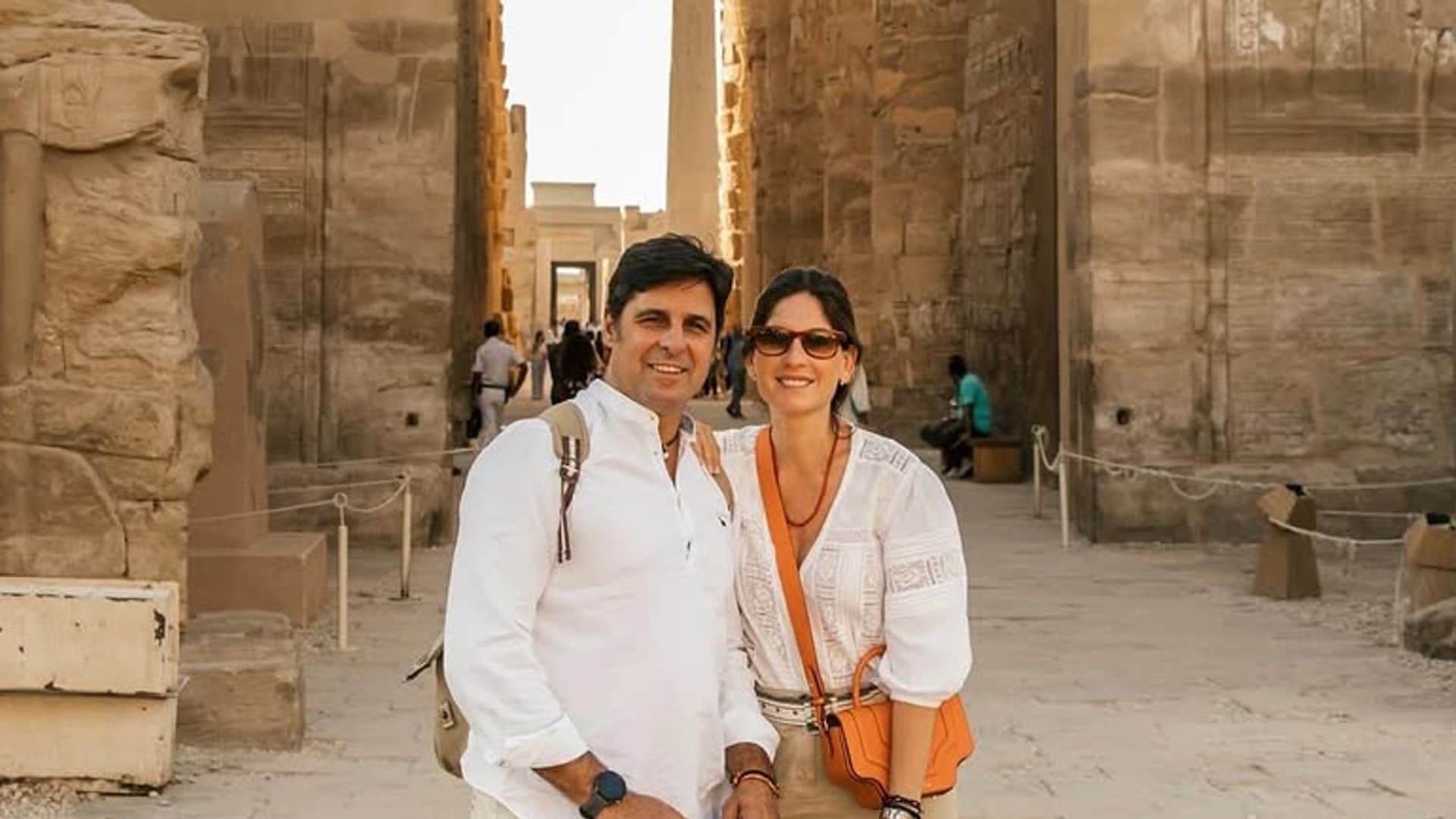 Lourdes Montes y Francisco Rivera descubren Egipto junto a sus hijos: fotos de un viaje inolvidable