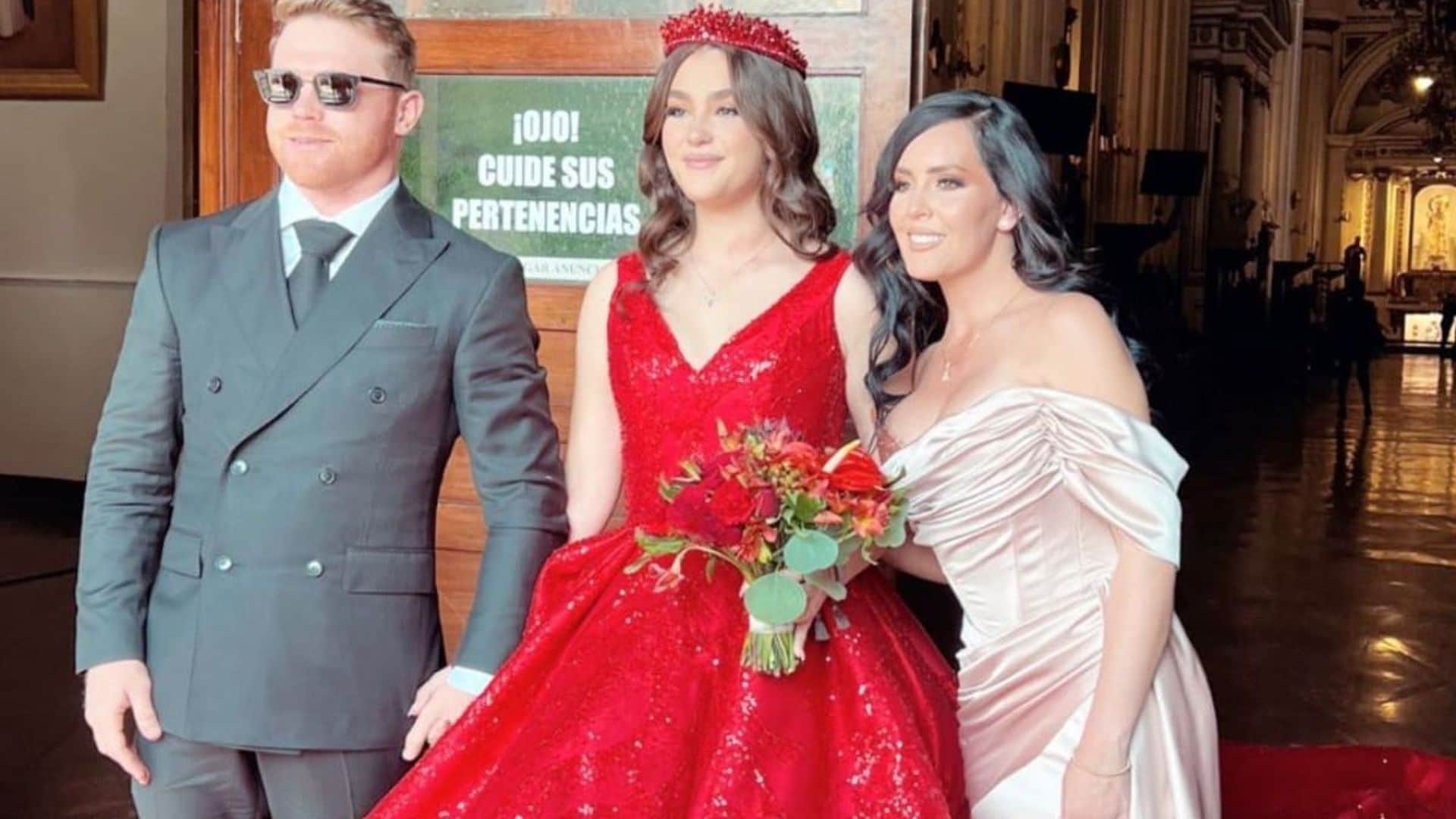 Grupo Firme y Carin León en la fiesta de Emily, la hija del Canelo