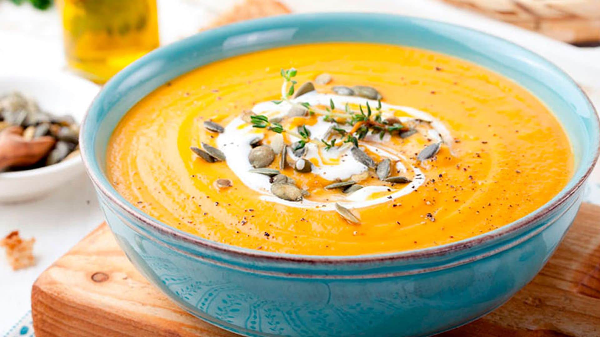 Crema de calabaza y jengibre