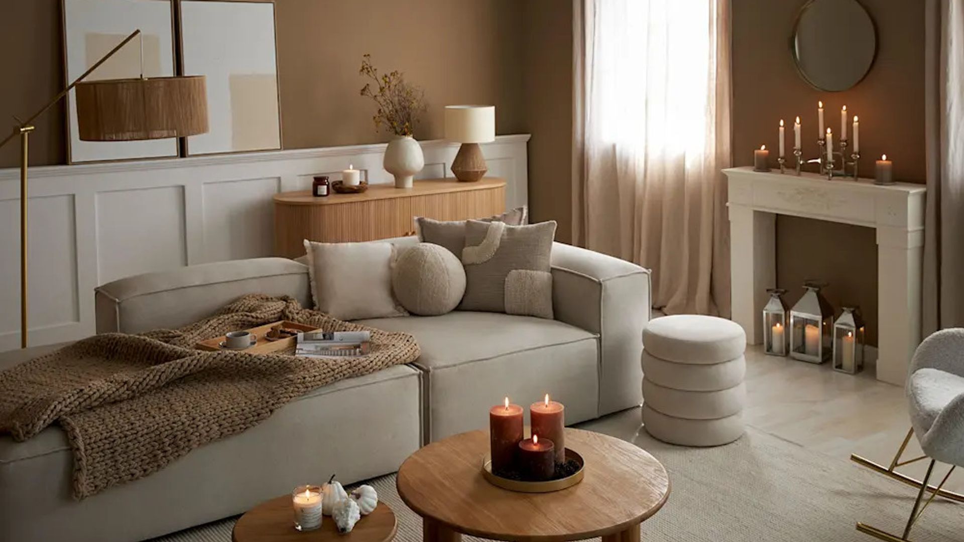 10 ideas (sin obras) para hacer que tu salón parezca más grande de lo que es