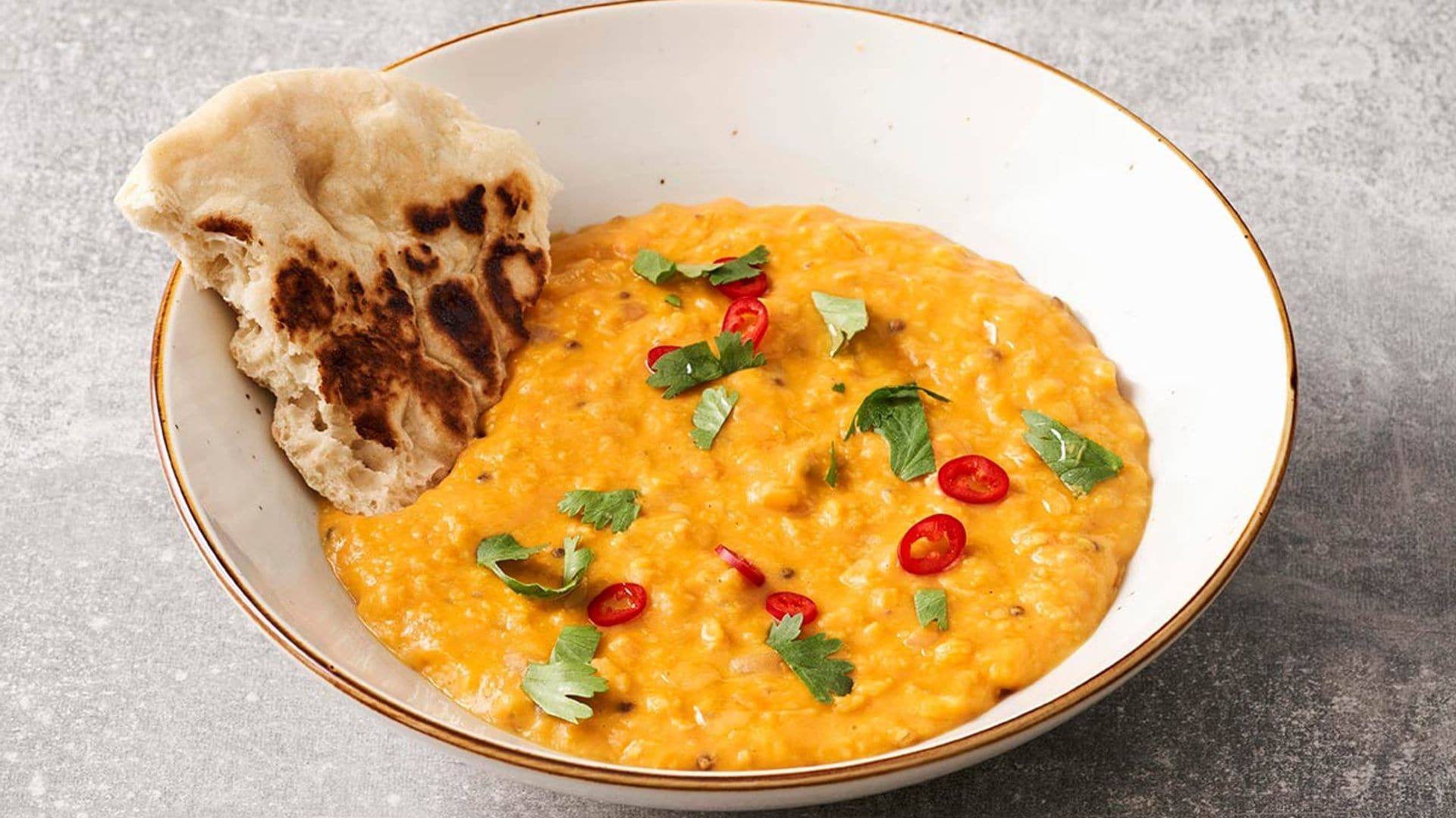 Dal o curry de lentejas rojas