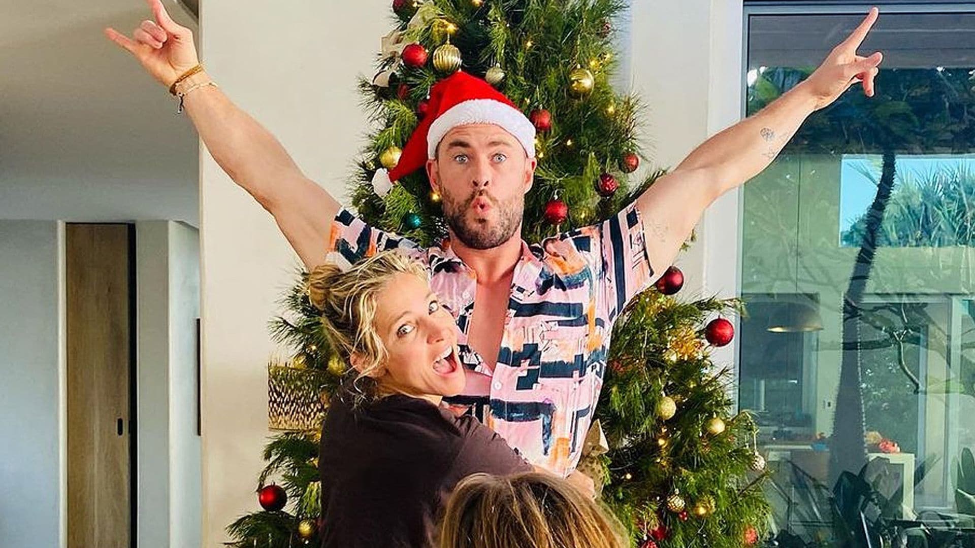 Elsa Pataky, entusiasmada con su regalo de Papá Noel, ¿es un Thor o un Chris Hemsworth?