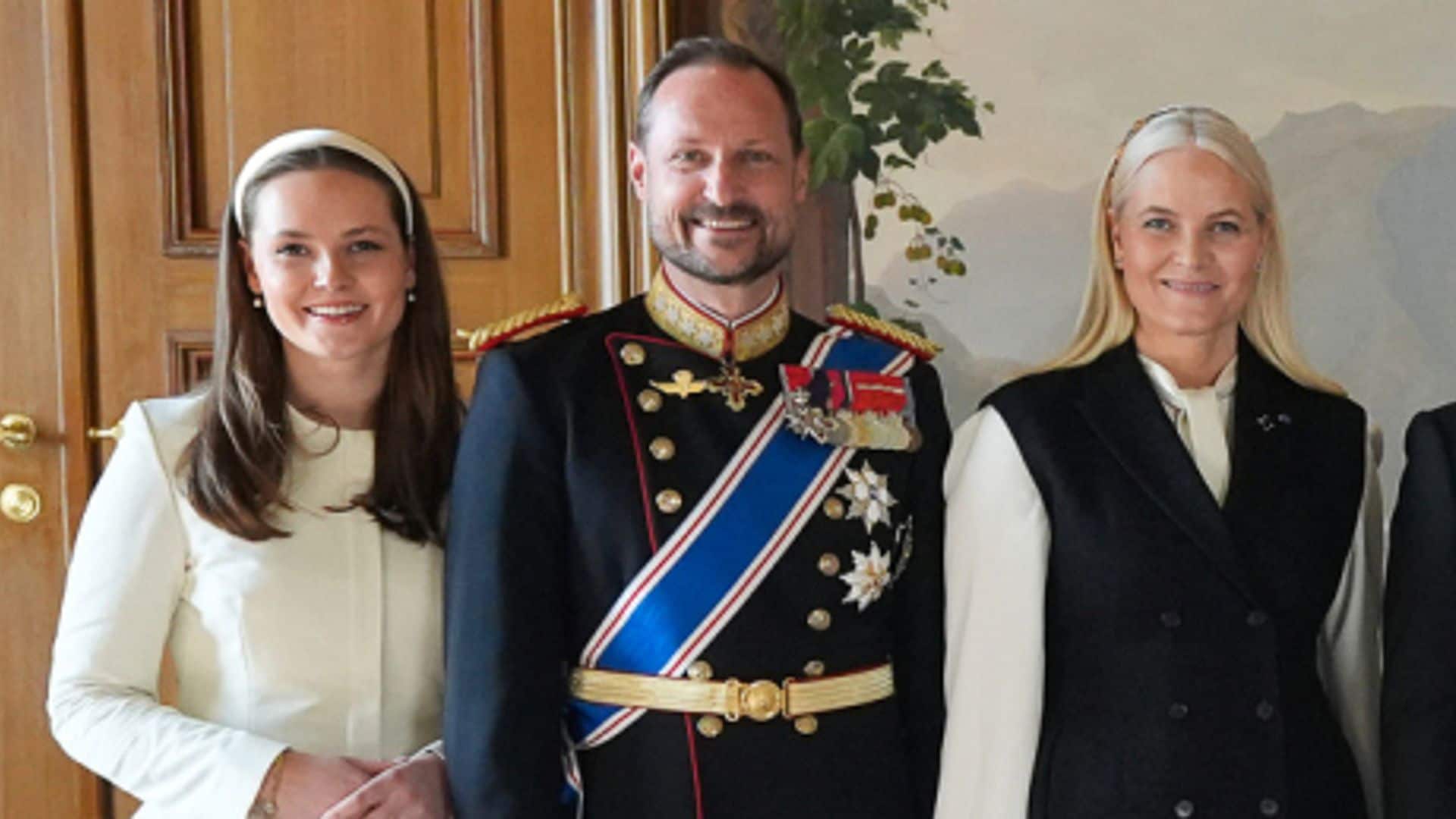 La princesa Ingrid debuta como Princesa en su primera visita de Estado 