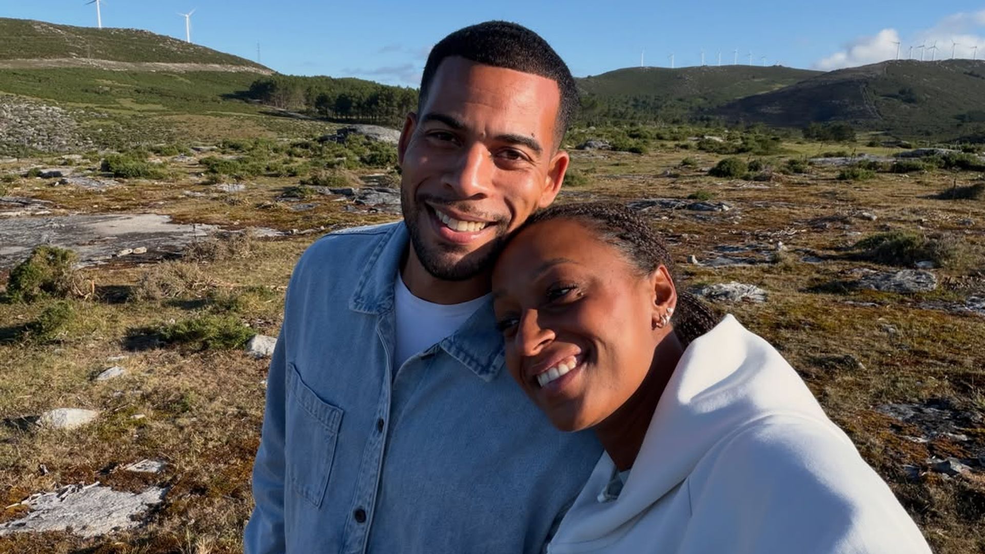 Ana Peleteiro y Benjamin Compaoré, unos días antes de convertirse de nuevo en padres
