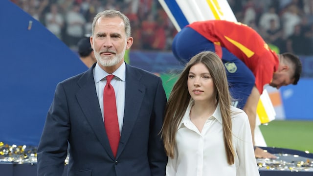 Rey Felipe VI, infanta Sofía en la eurocpa de Berlín 
