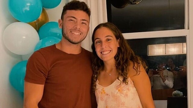 cristan carabias y su novia
