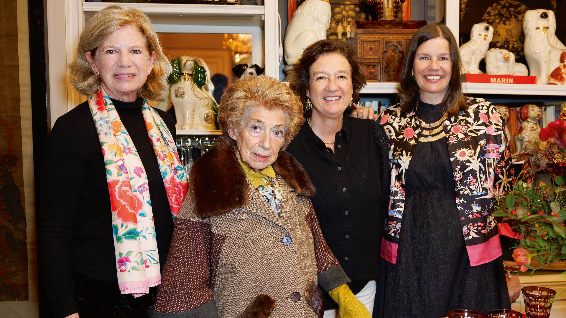 Piru Urquijo con sus amigas