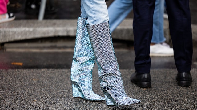 botas brillantes