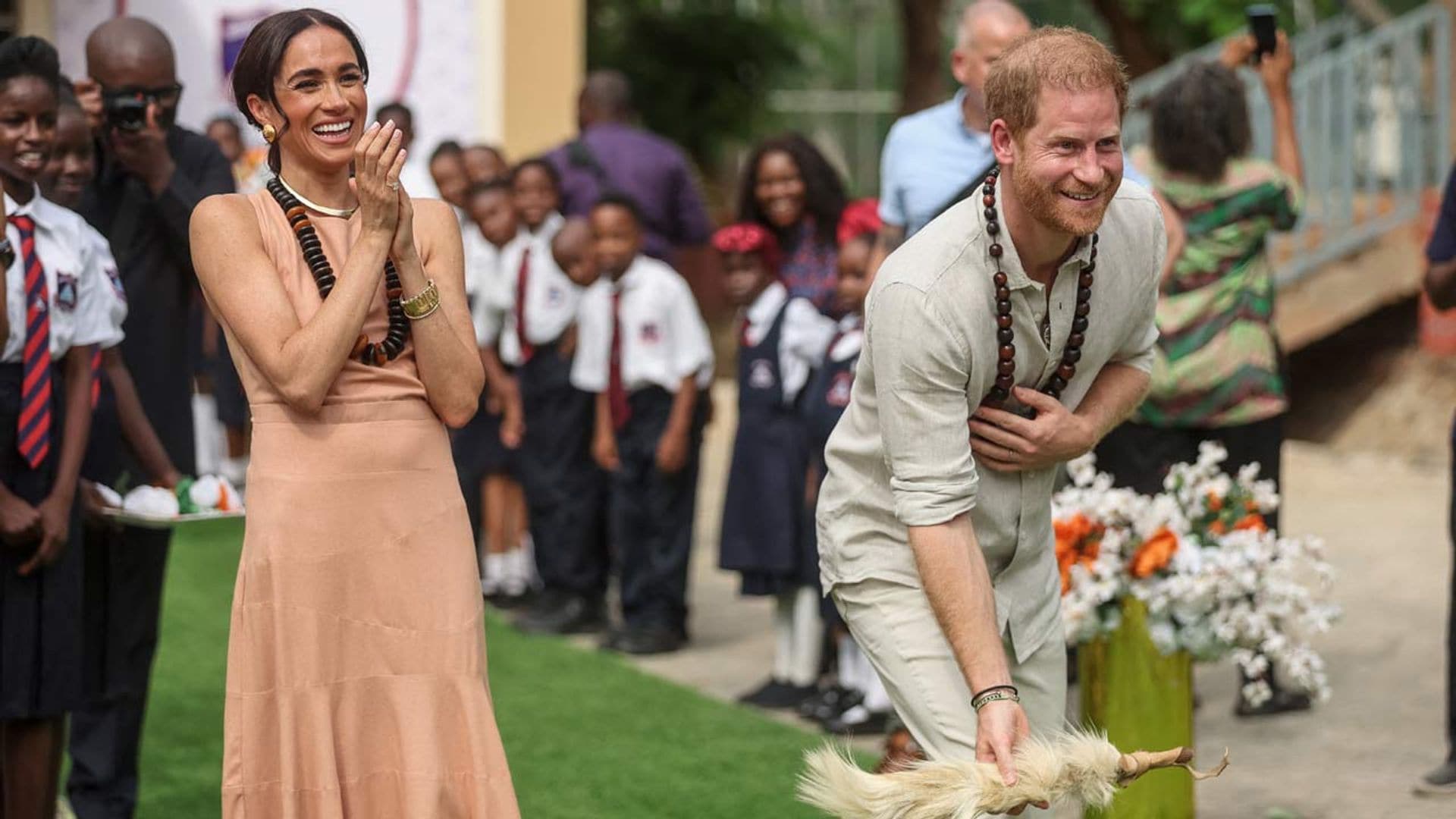 Todos los detalles del viaje de los duques de Sussex por Nigeria con escala secreta de Meghan Markle en Londres