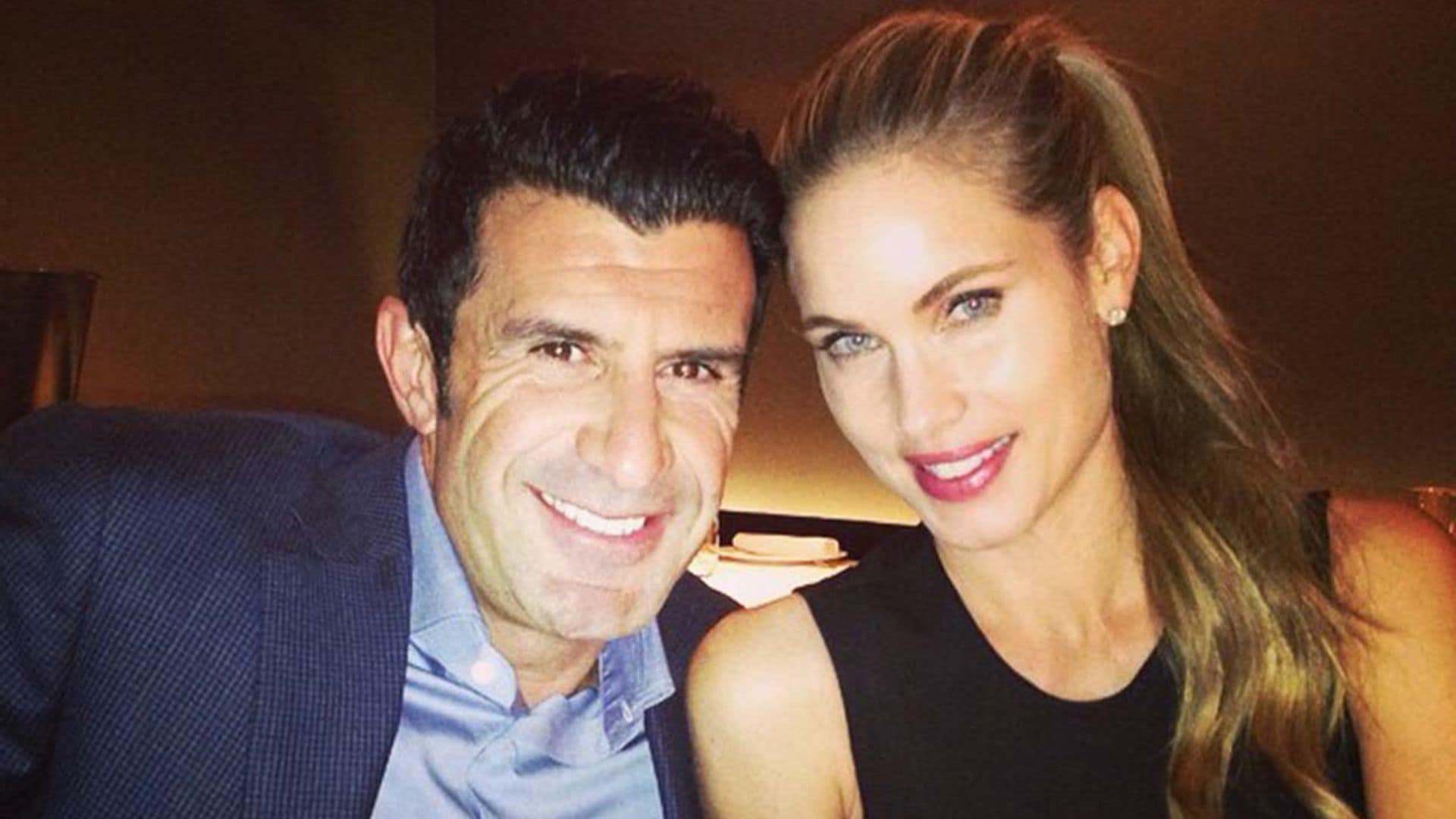 Luis Figo y Helene Svedin celebran su aniversario tras su crisis matrimonial