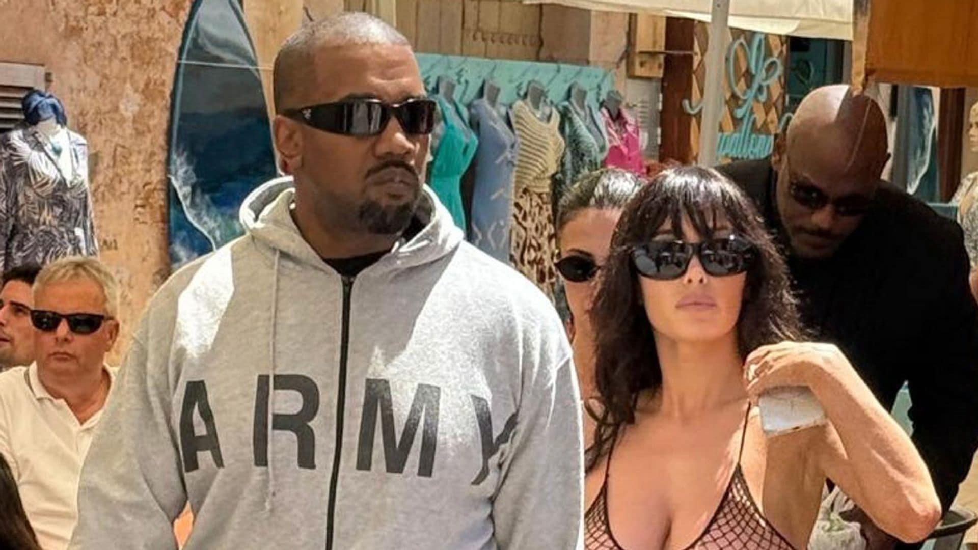 Kanye West y Bianca Censori reaparecen en Mallorca con gestos de reconciliación y muy poca ropa