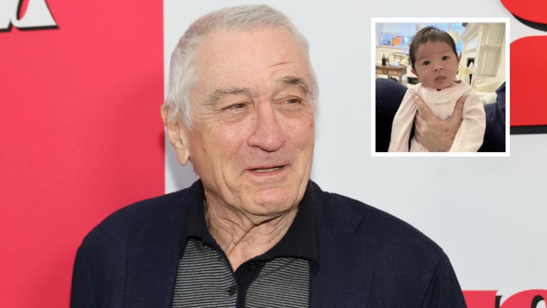 ¡Es niña! Ella es la pequeñita que Robert De Niro tuvo a los 79 años