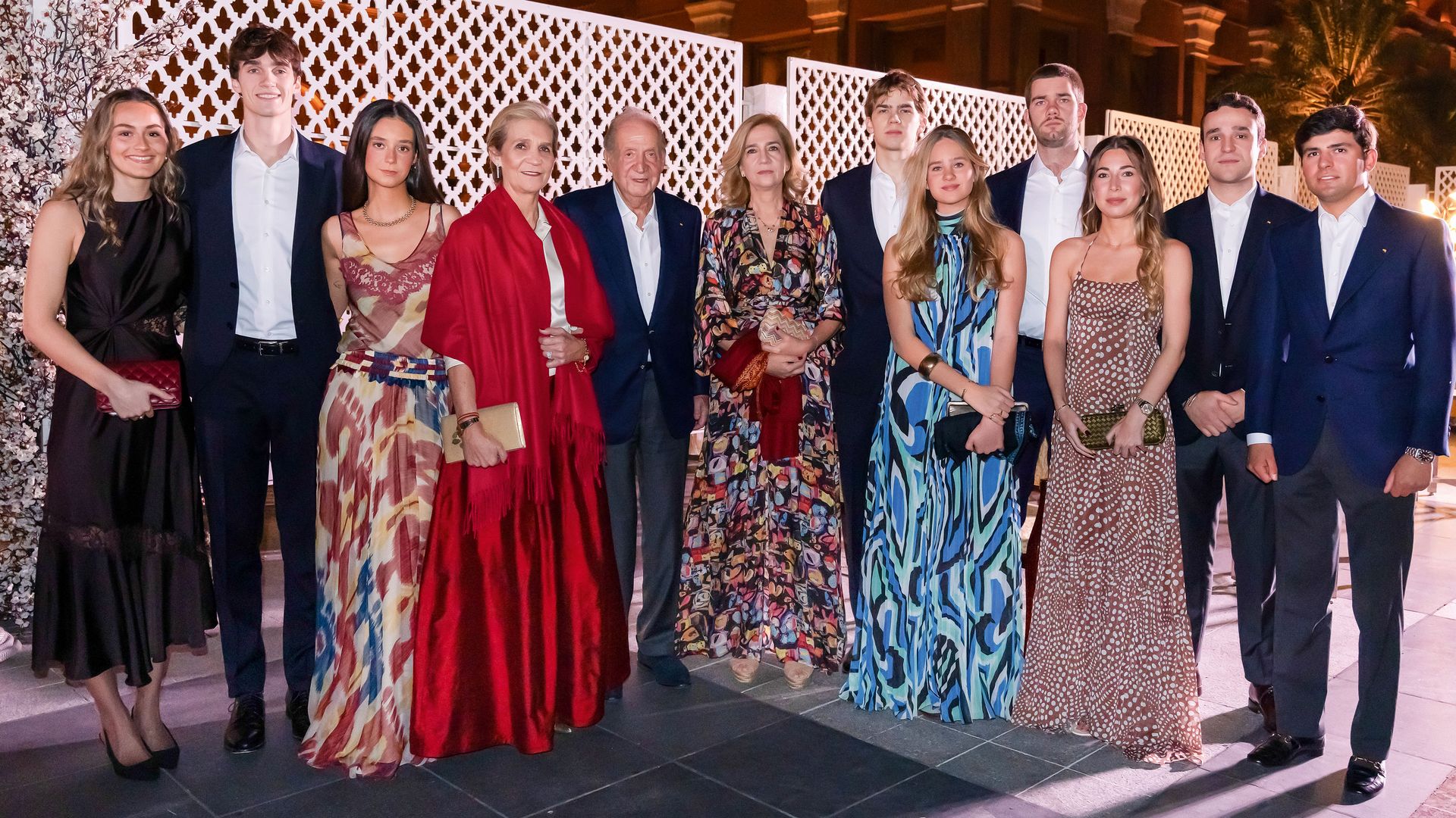 Entramos en la fiesta del rey Juan Carlos que reunió a su familia y amigos en Abu Dabi