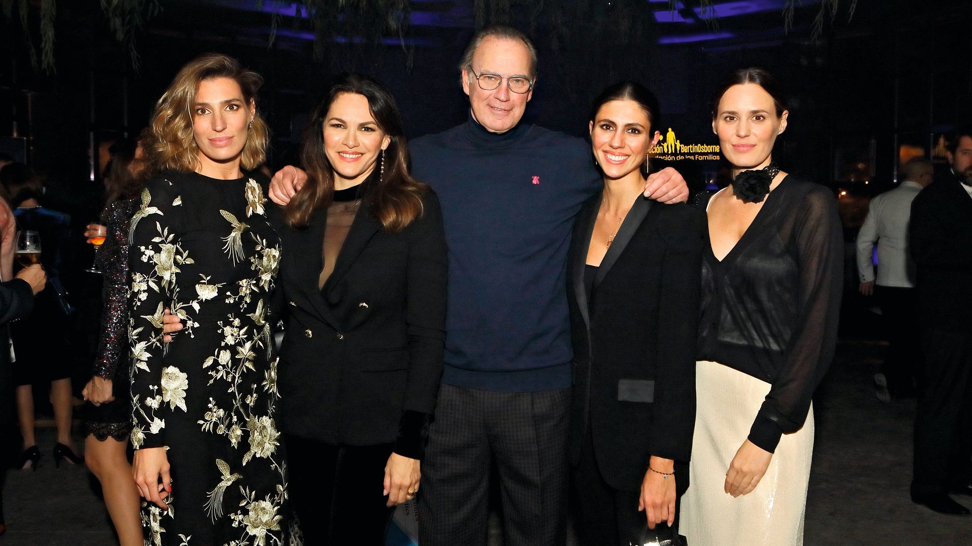 Bertín Osborne con su exmujer, Fabiola, y sus hijas
