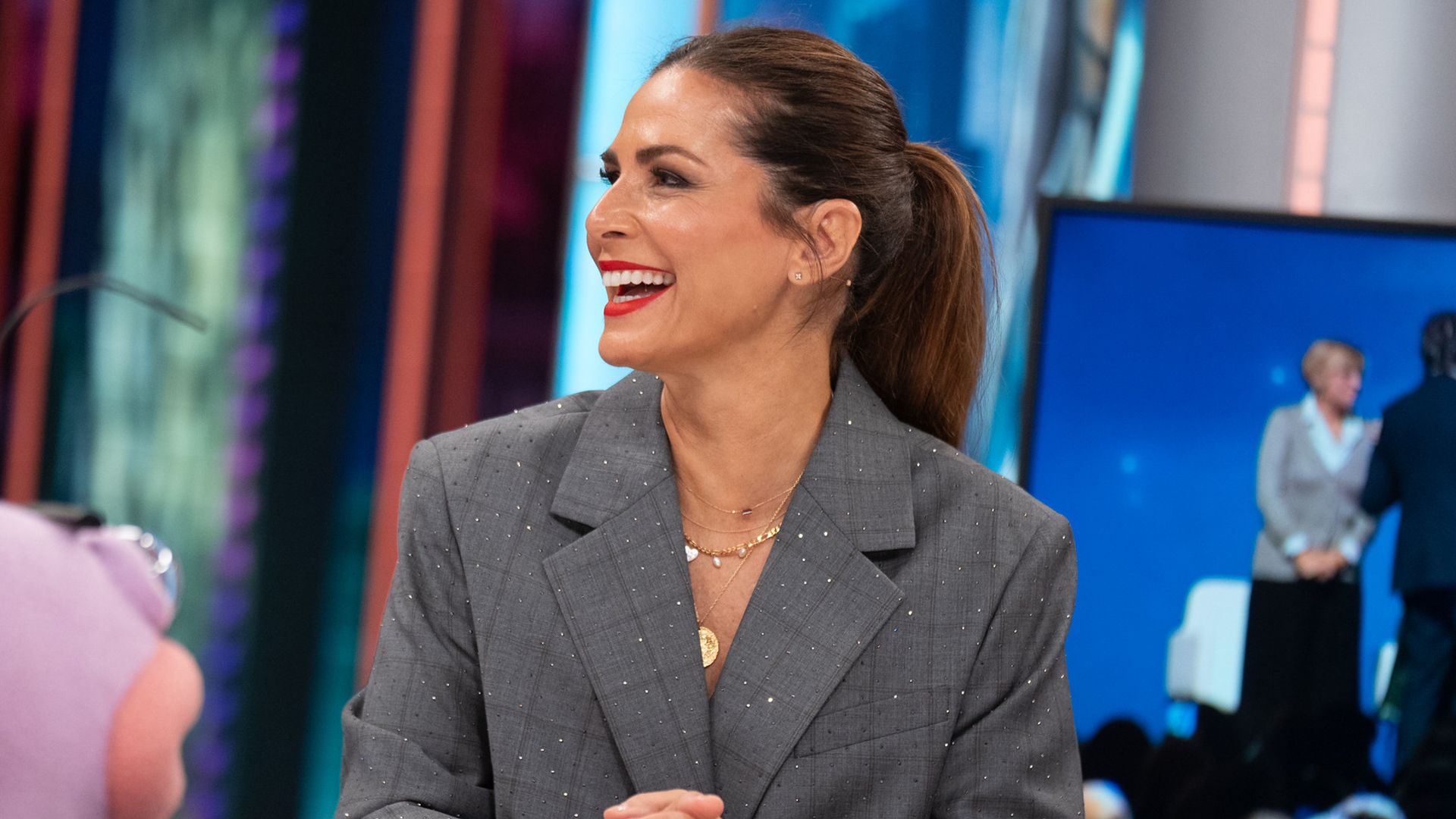 Nuria Roca durante la tertulia de actualidad de El Hormiguero.