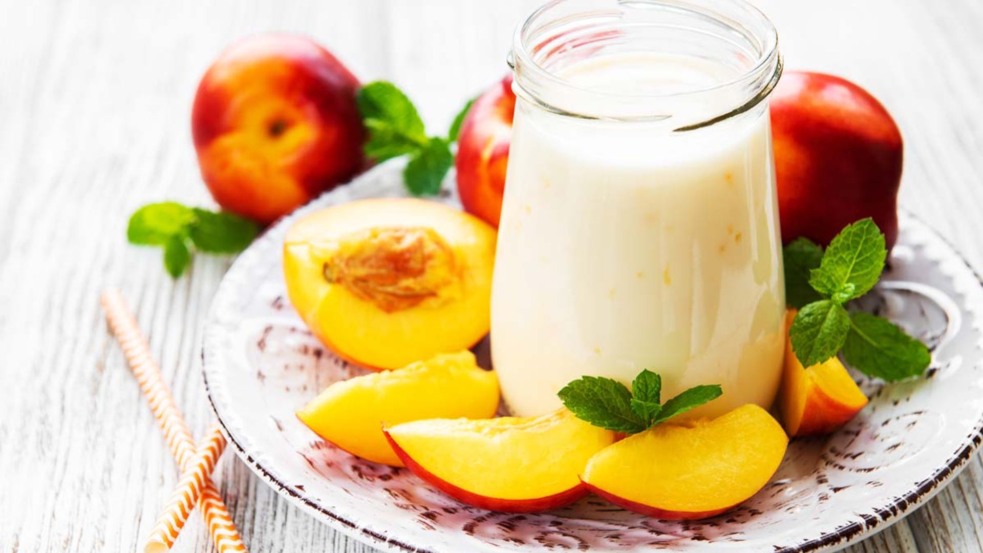 Yogur de nectarina