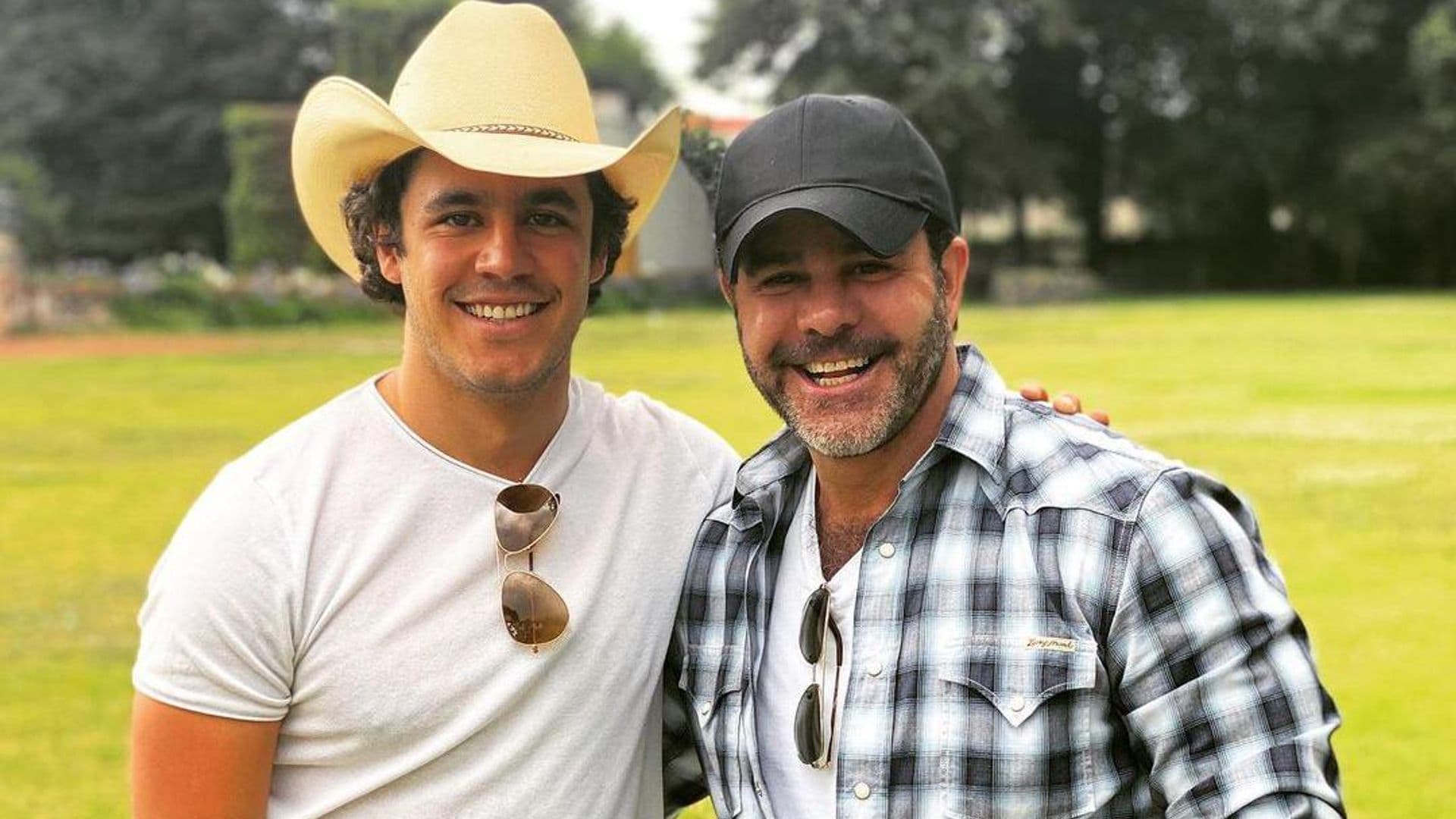 Conmovido hasta las lágrimas, Eduardo Capetillo le pide perdón a su hijo