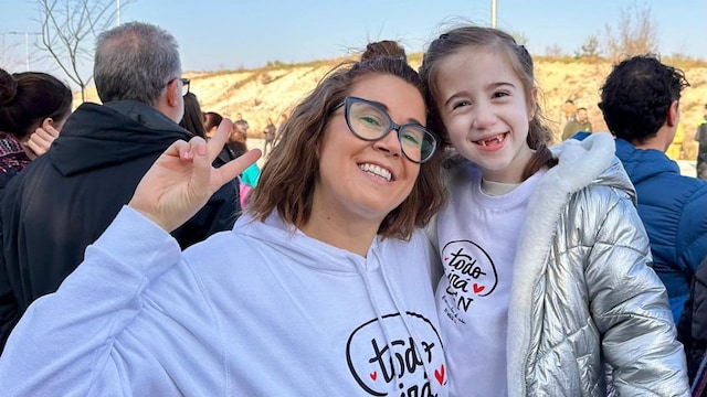aroa arranz y su hija paula