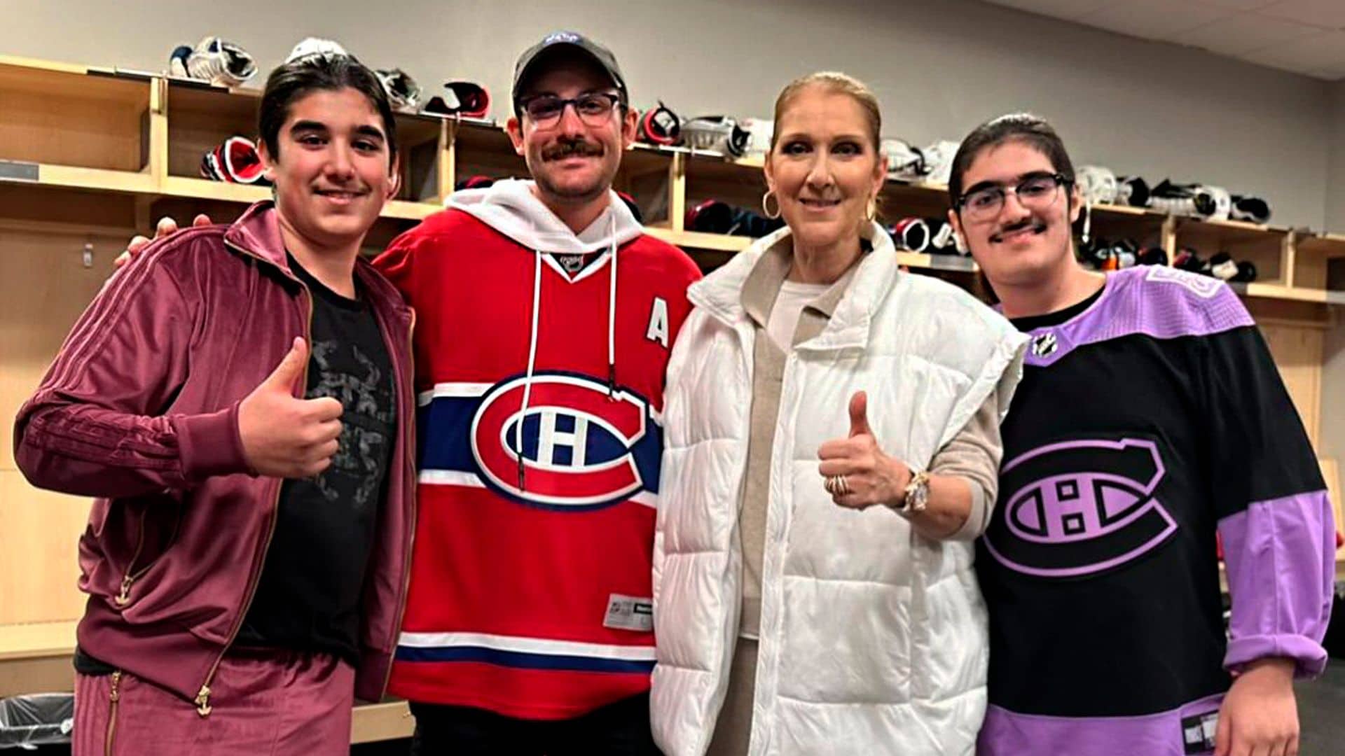 Así son los tres hijos de Céline Dion, sus grandes apoyos durante su durísima enfermedad
