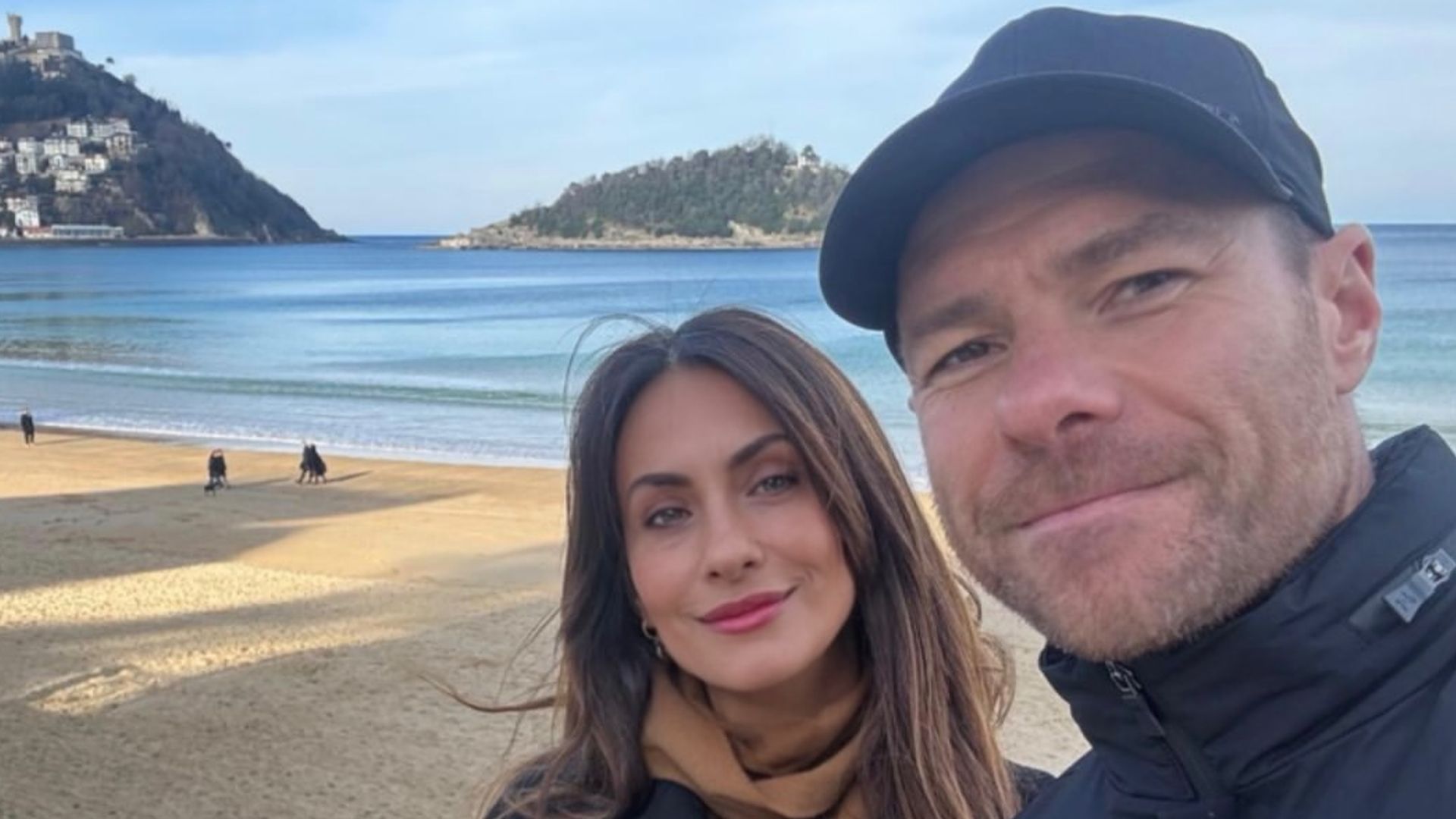 Xabi Alonso y Nagore Aranburu