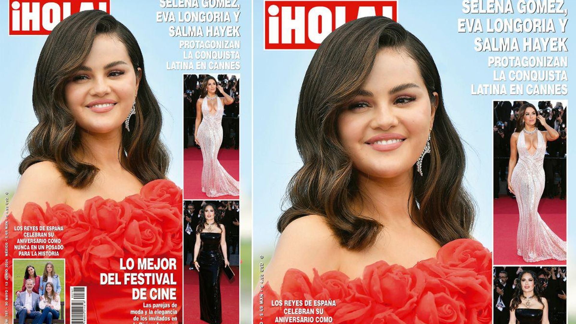 En ¡HOLA!, Selena Gomez, Eva Longoria y Salma Hayek protagonizan la conquista latina en Cannes