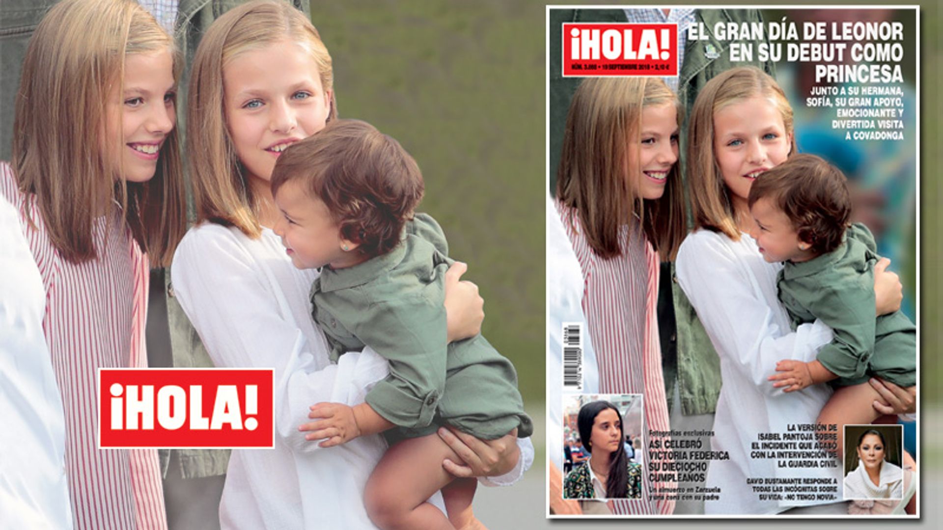 En ¡HOLA!, el gran día de Leonor en su debut como Princesa