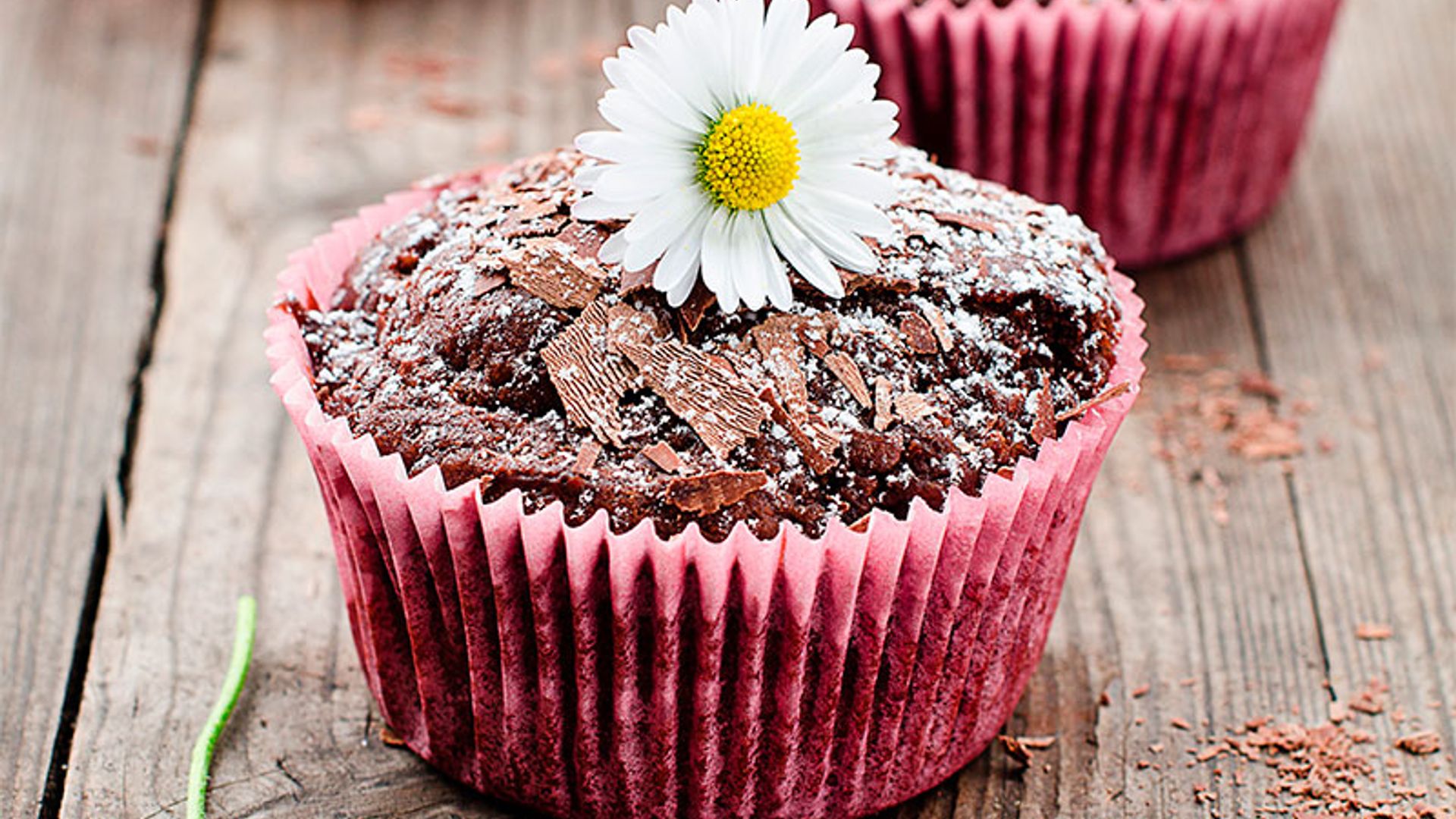 'Muffins' de centeno y chocolate