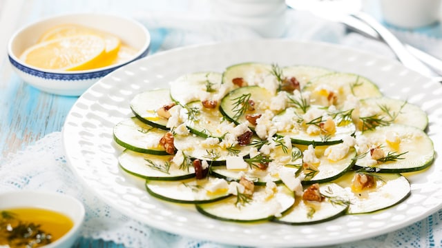 Carpaccio de calabacín