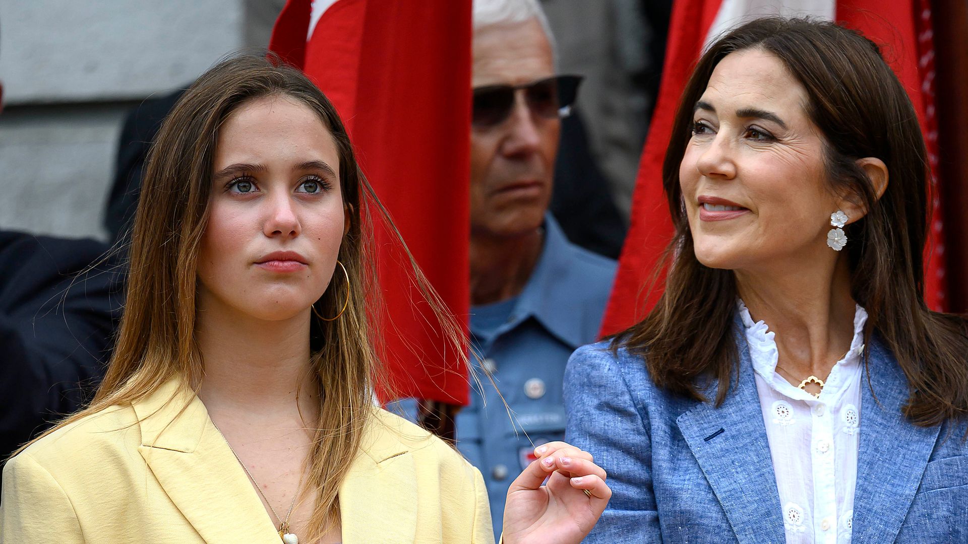 Mary de Dinamarca y su hija Josephine con looks coordinados