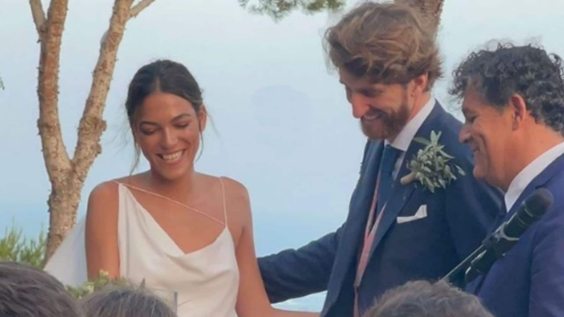 Así fue la boda de Andrea, la hija de Pepe Navarro: desde sus preparativos en el hotel a la cena con música en directo