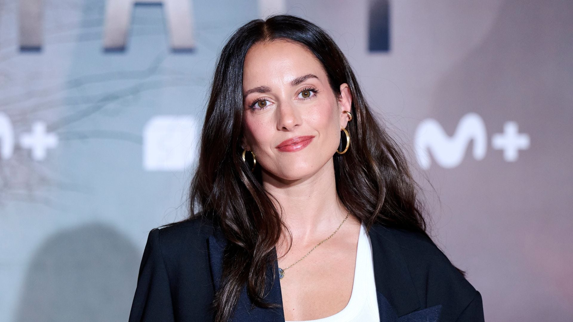 Silvia Alonso, en la presentación de 'La Caza' en Vitoria, con motivo del FesTVal 2025