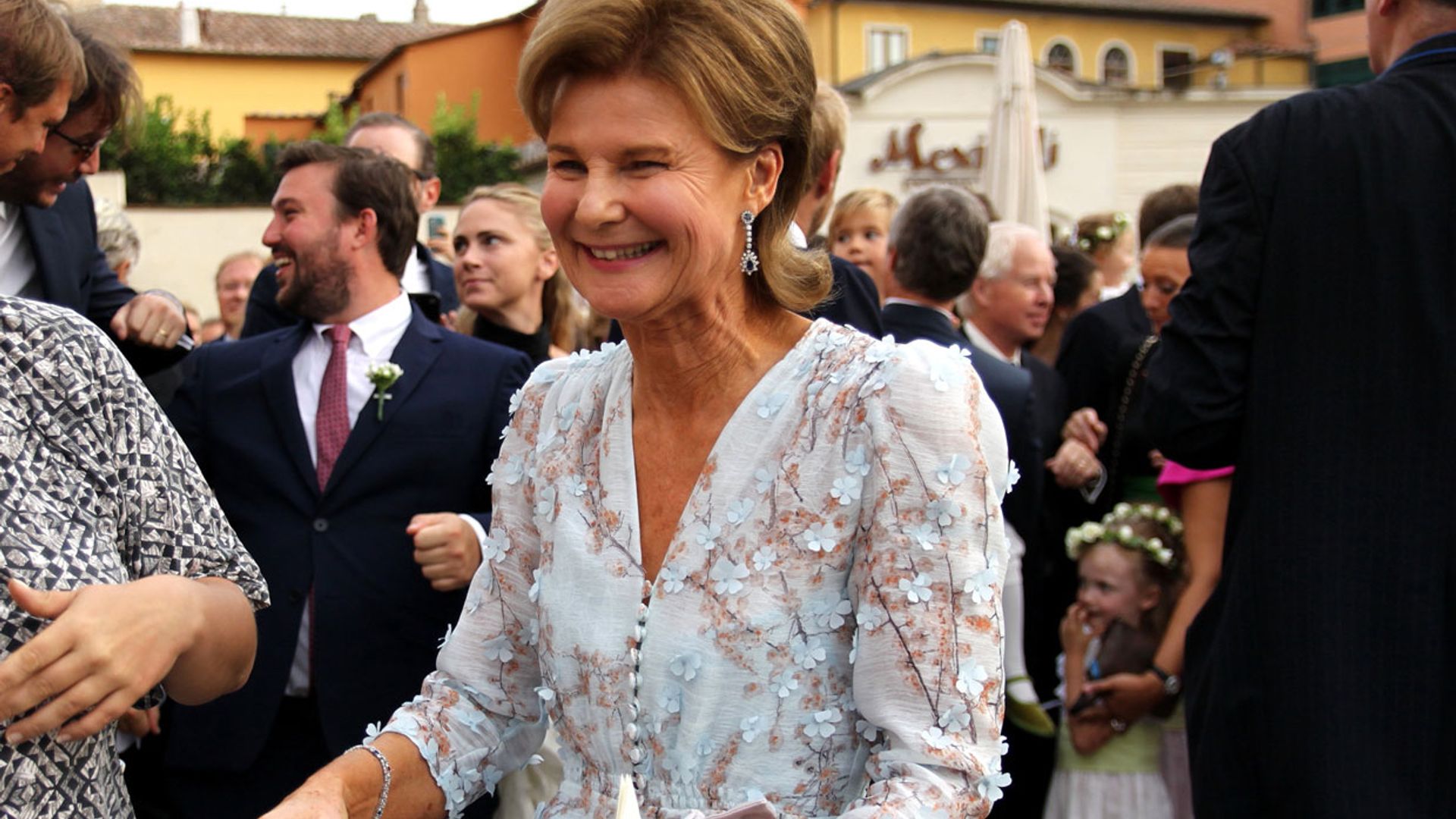 Margarita de Luxemburgo, deslumbrante en la boda de su hija María Astrid de Liechtenstein
