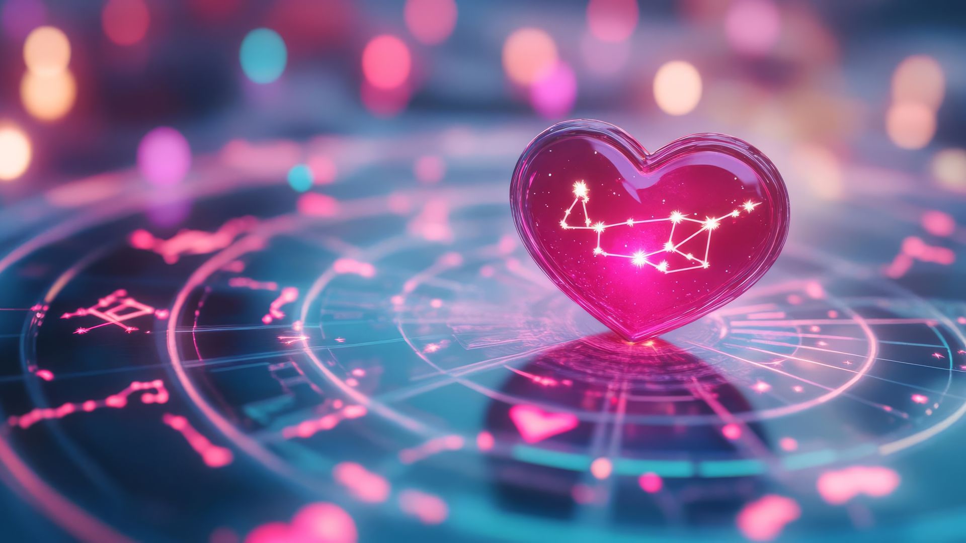 Virtual love, holographic zodiac