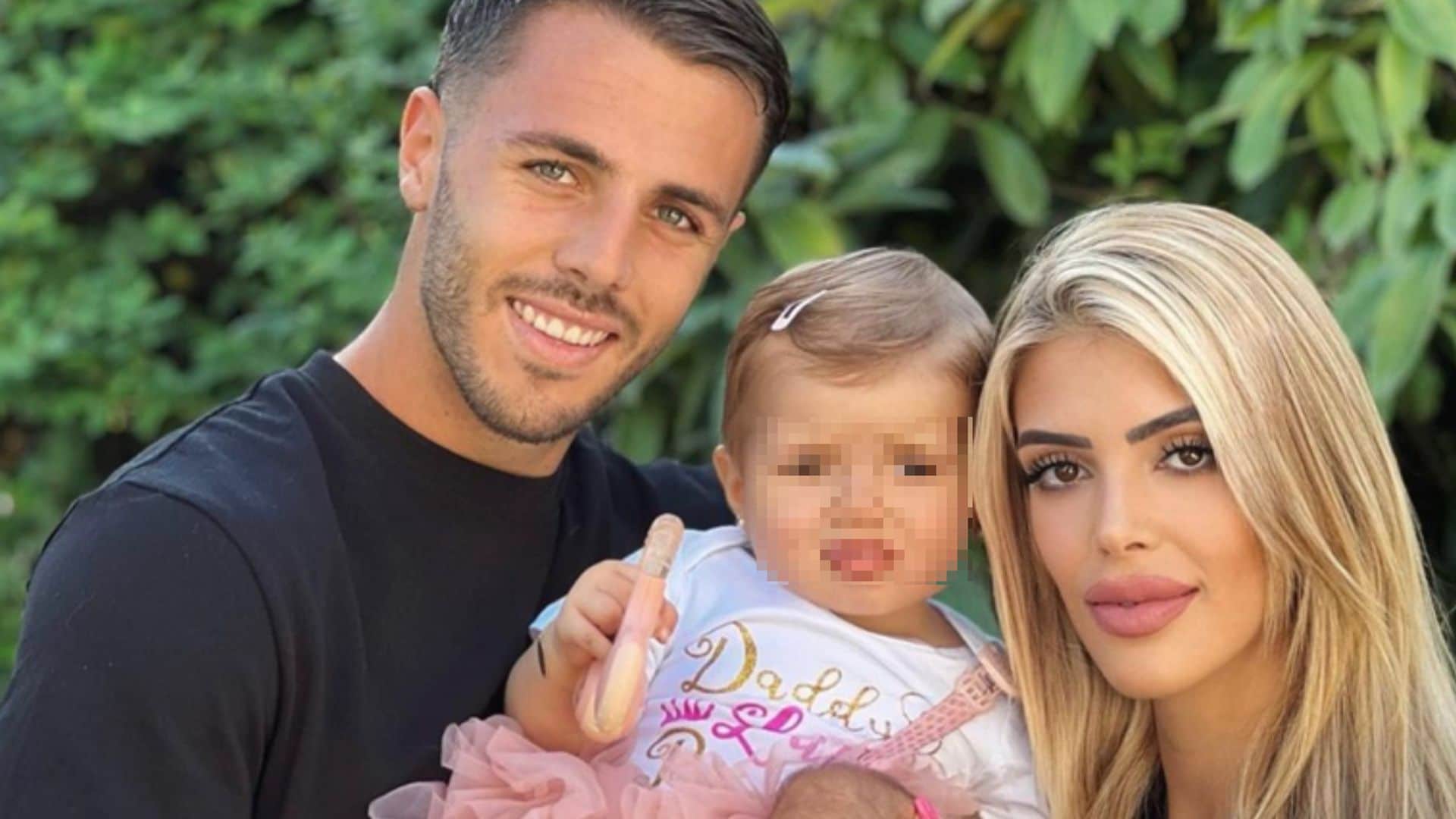 La hija de Ingrid Sanz, de 10 meses, supermayor y cada vez más parecida a su familia materna
