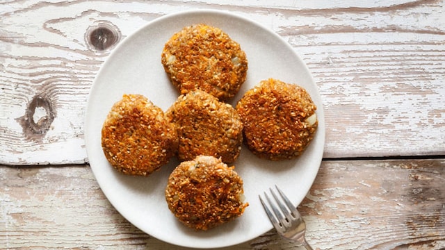 hamburguesas espelta curry rojo