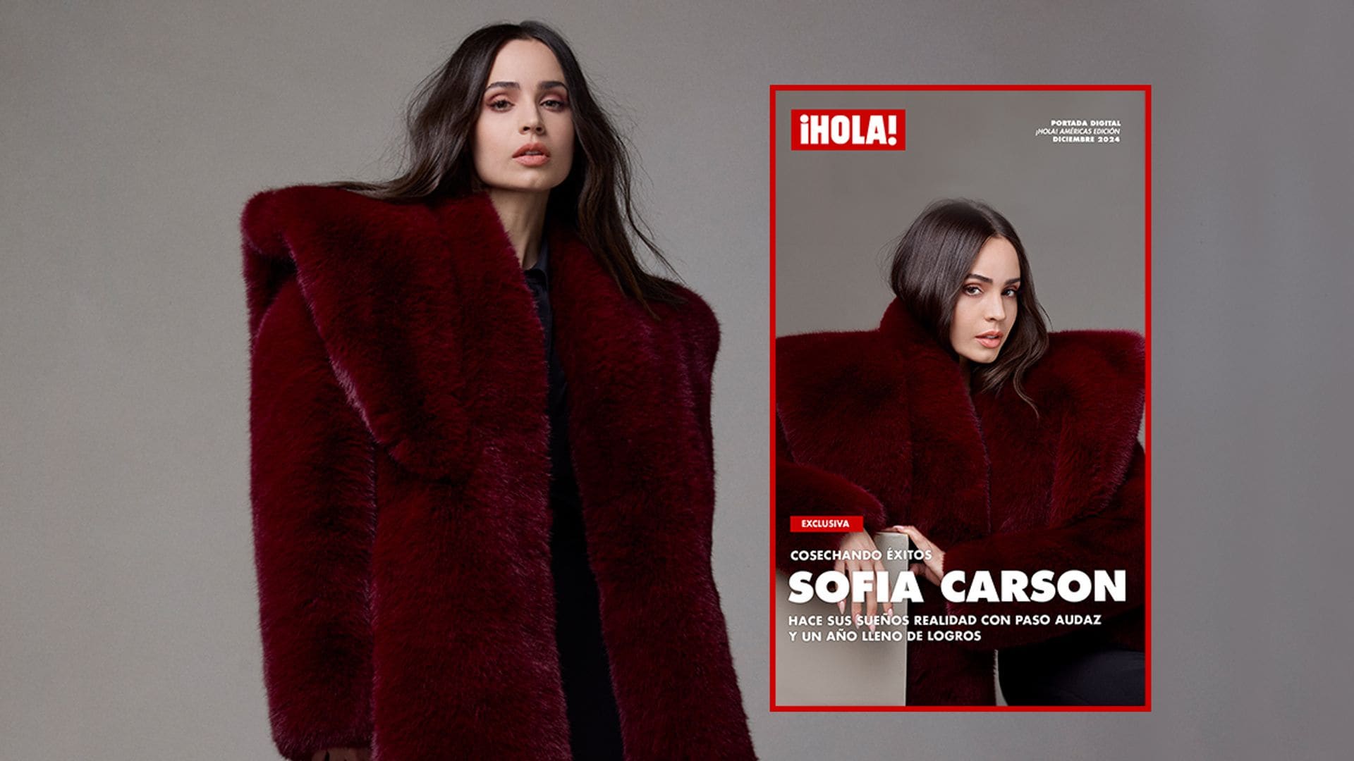 Sofia Carson, con paso audaz, cierra un año de hitos y sueños hechos realidad [Exclusiva]