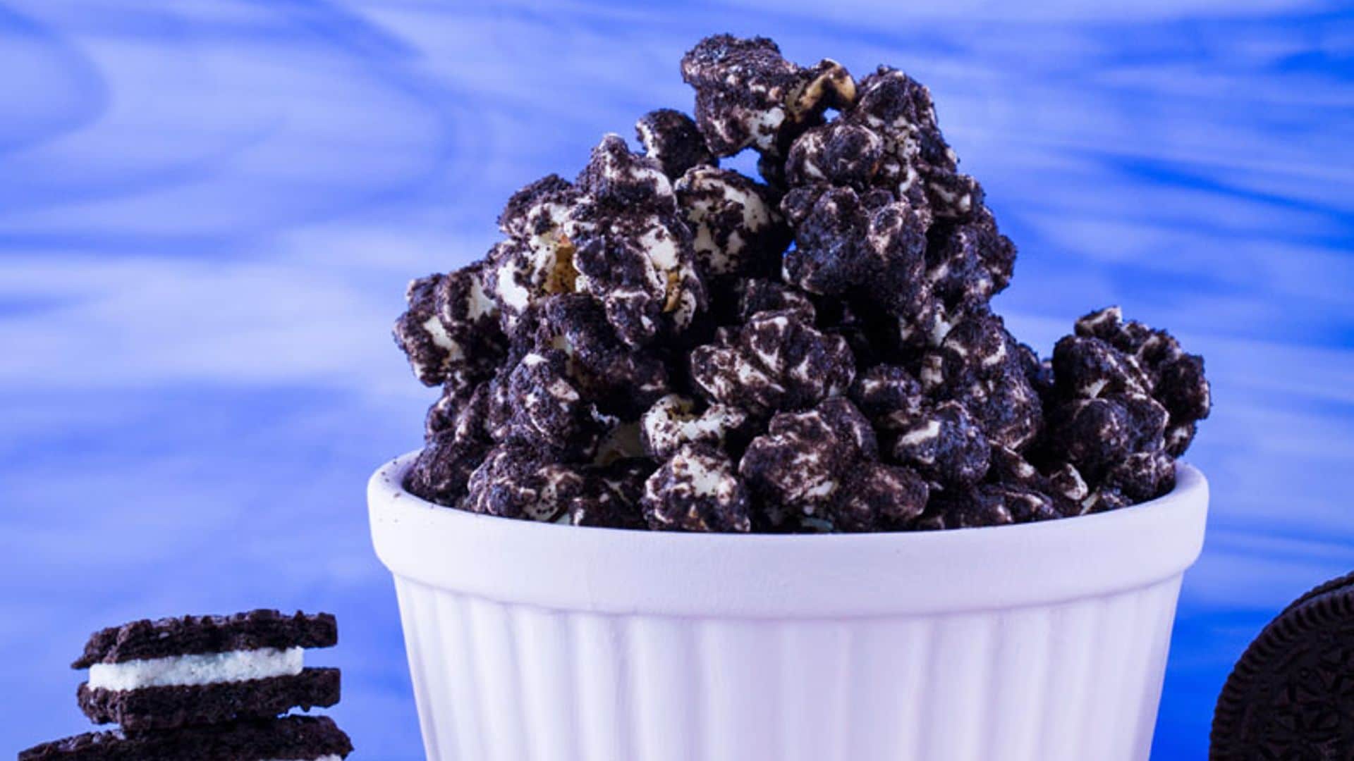Palomitas con galletas Oreo