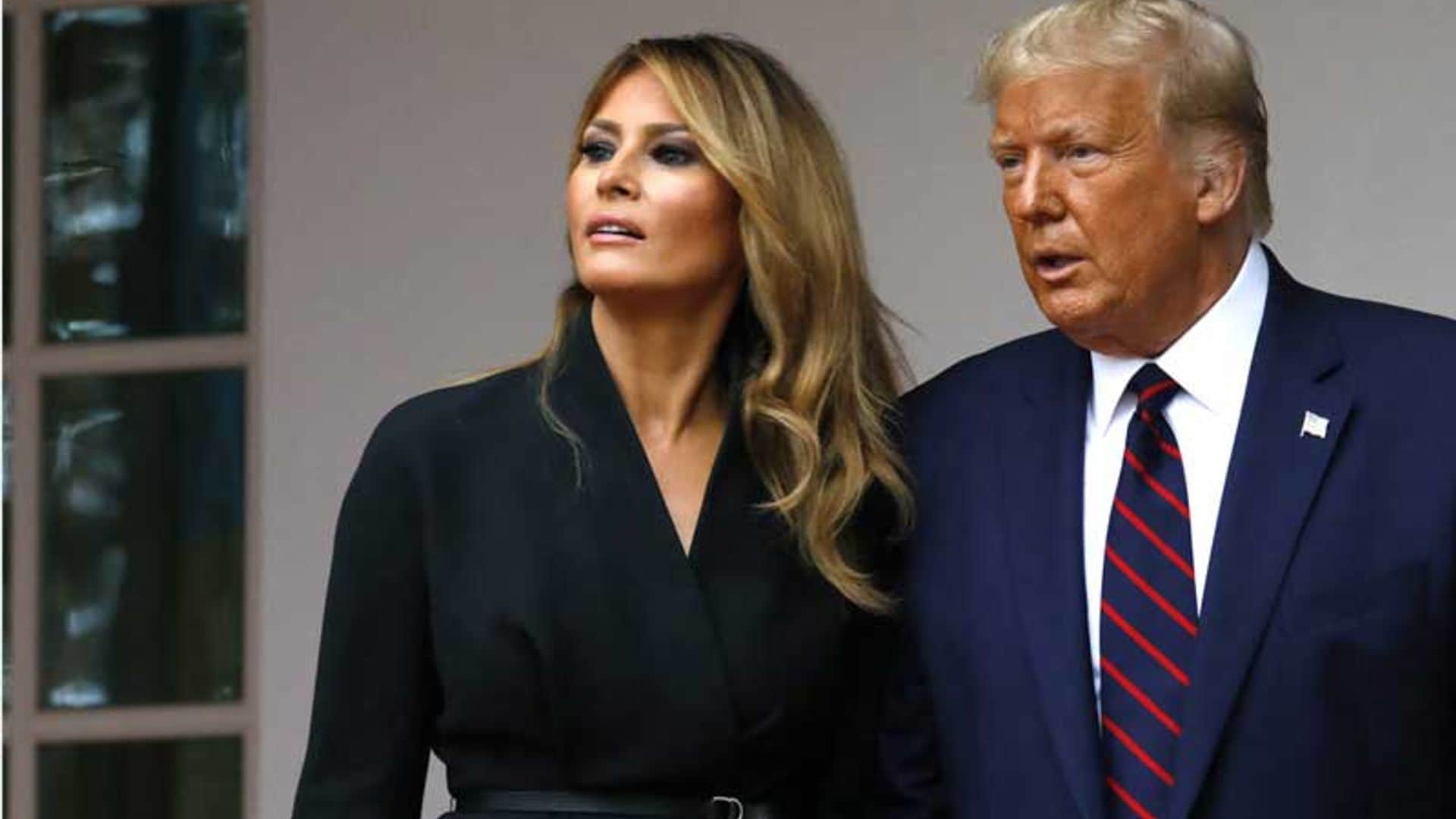 Melania Trump estrena la versión más otoñal de su traje con efecto 'fit'