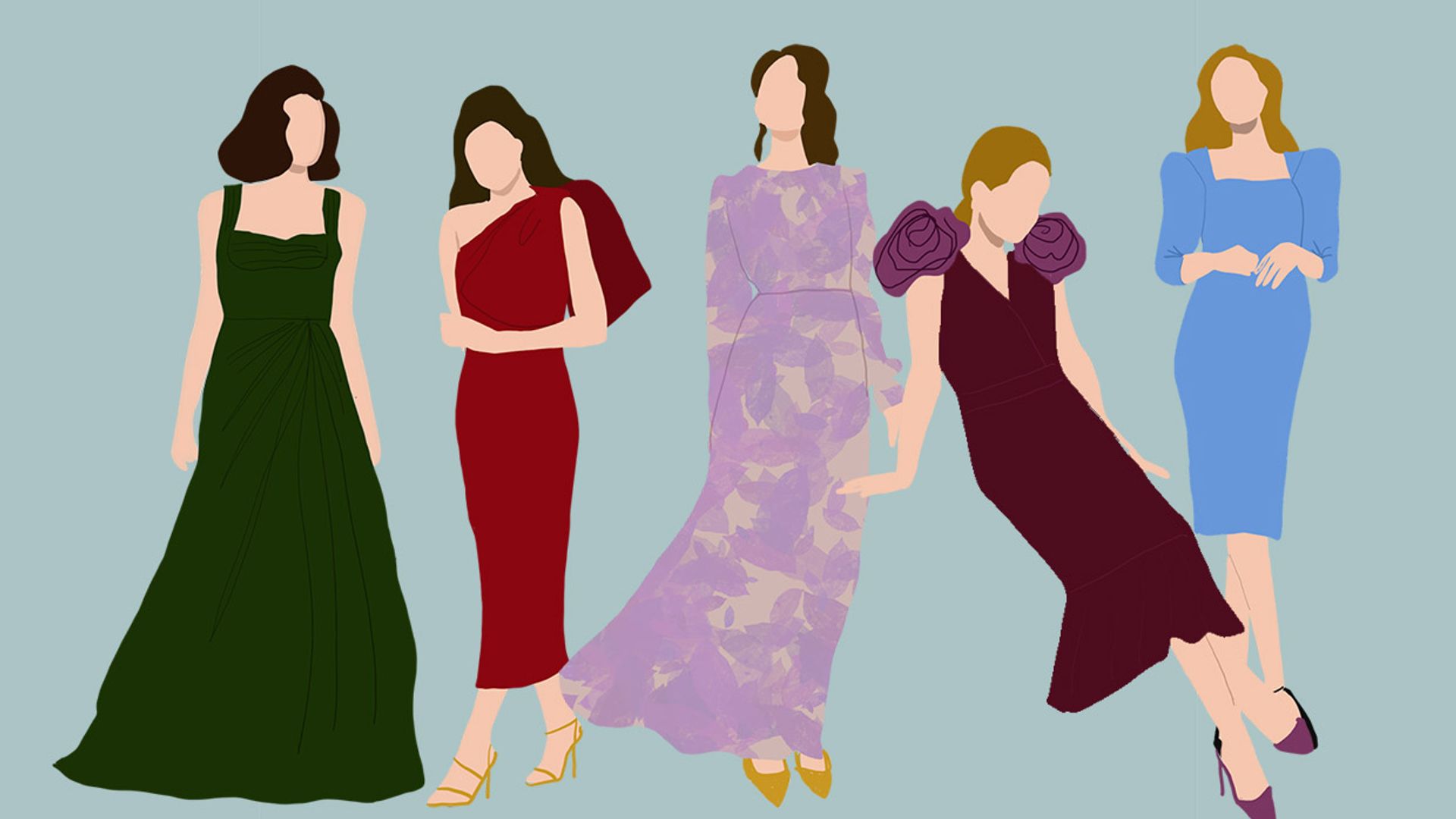 ¿El vestido de invitada que más te favorece? Descúbrelo en nuestra guía ilustrada