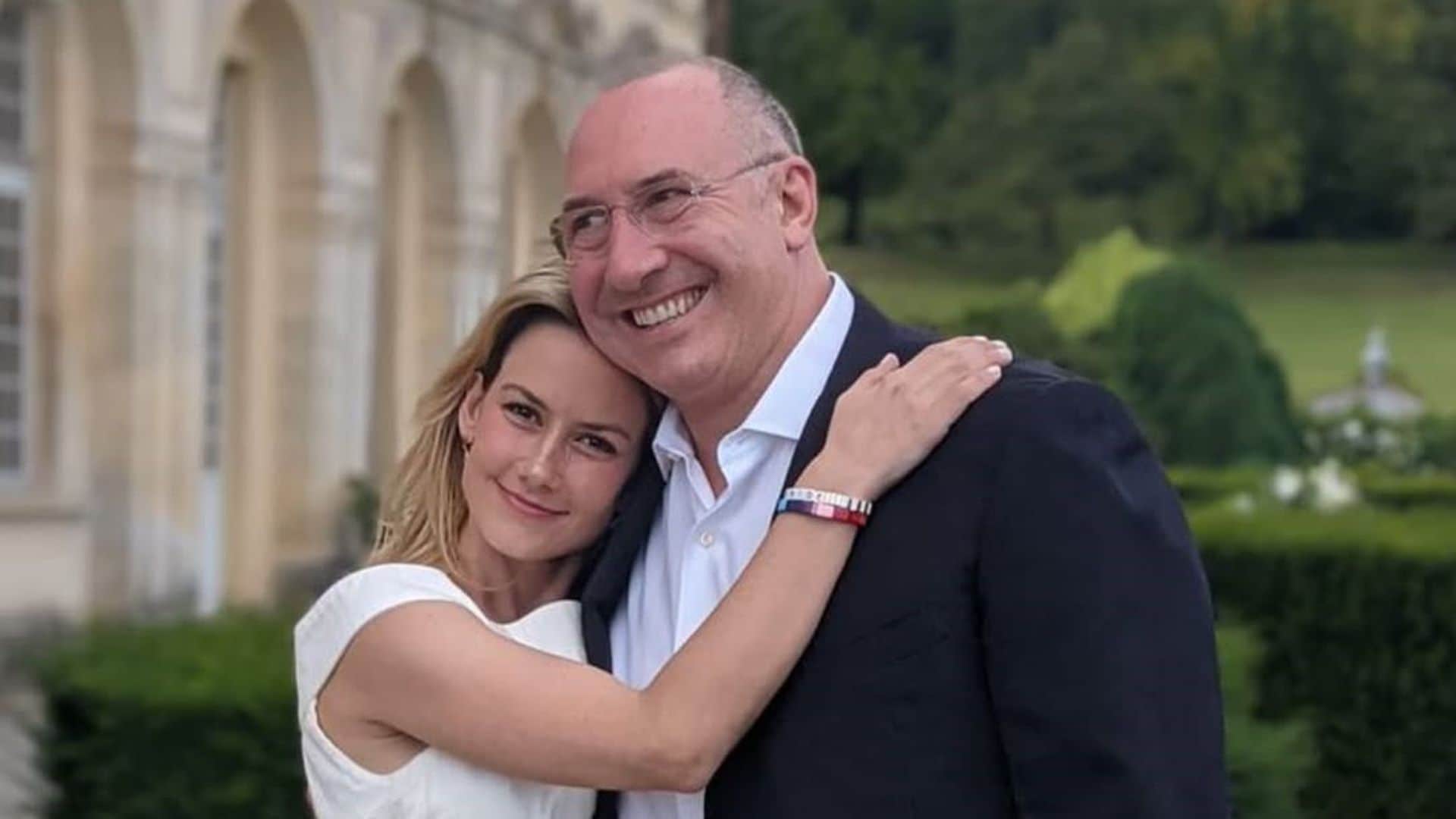 Altair Jarabo y su esposo Frederic García.