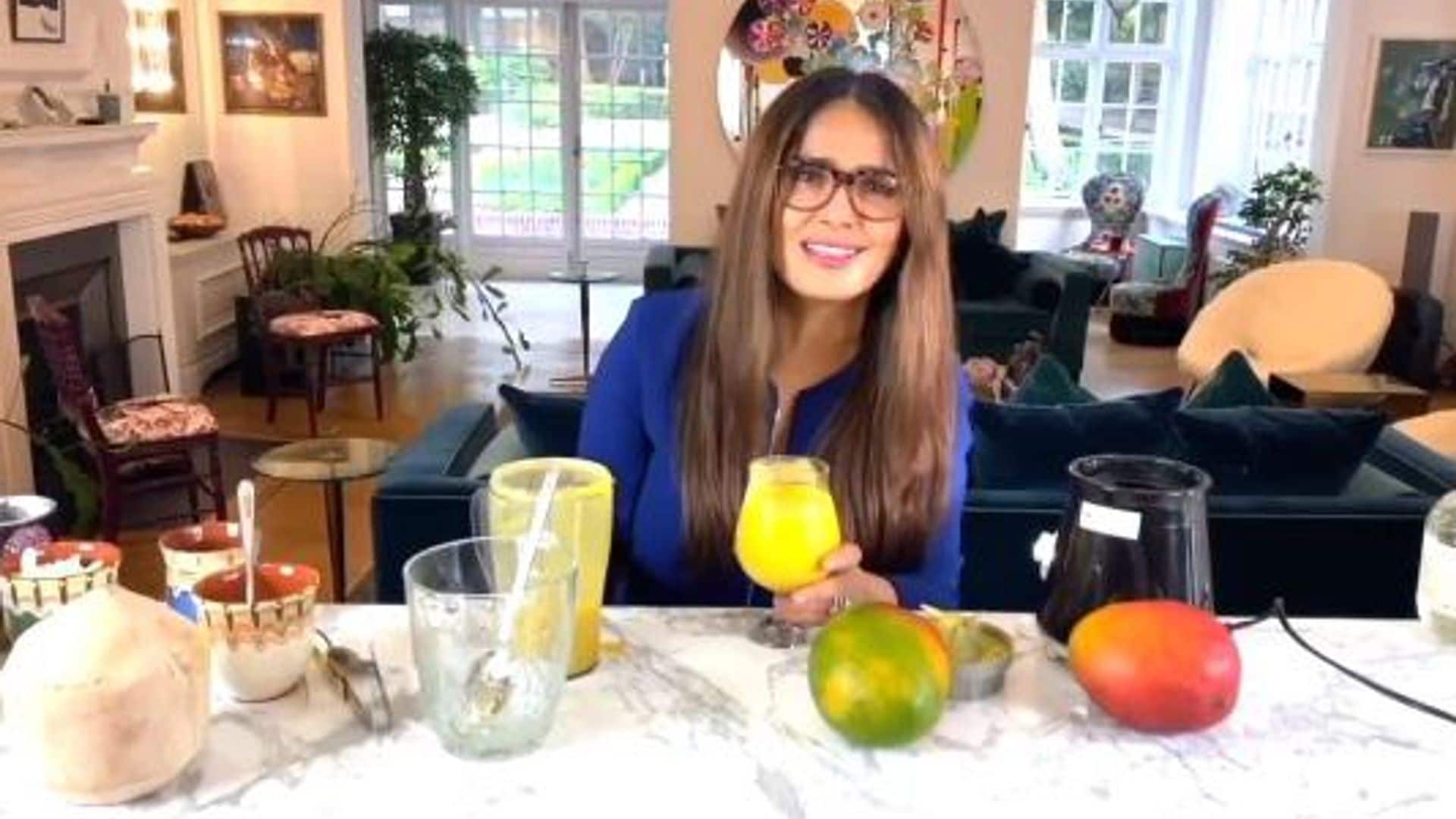 ‘Cocktail-Ice Cream’ la refrescante receta de Salma Hayek ideal para una tarde de verano