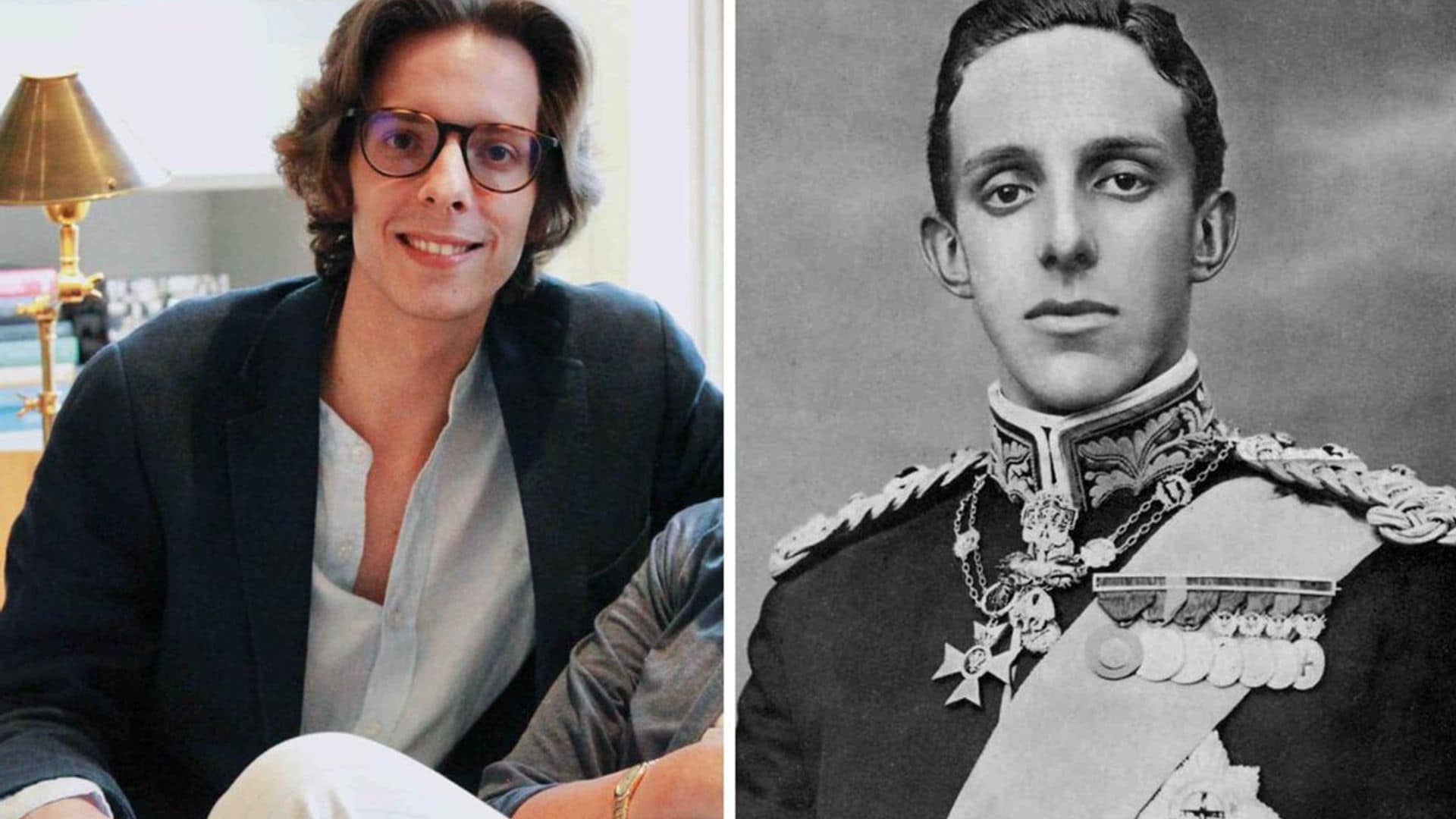 El asombroso parecido del hijo de Simoneta Gómez-Acebo con su tatarabuelo, el Rey Alfonso XIII