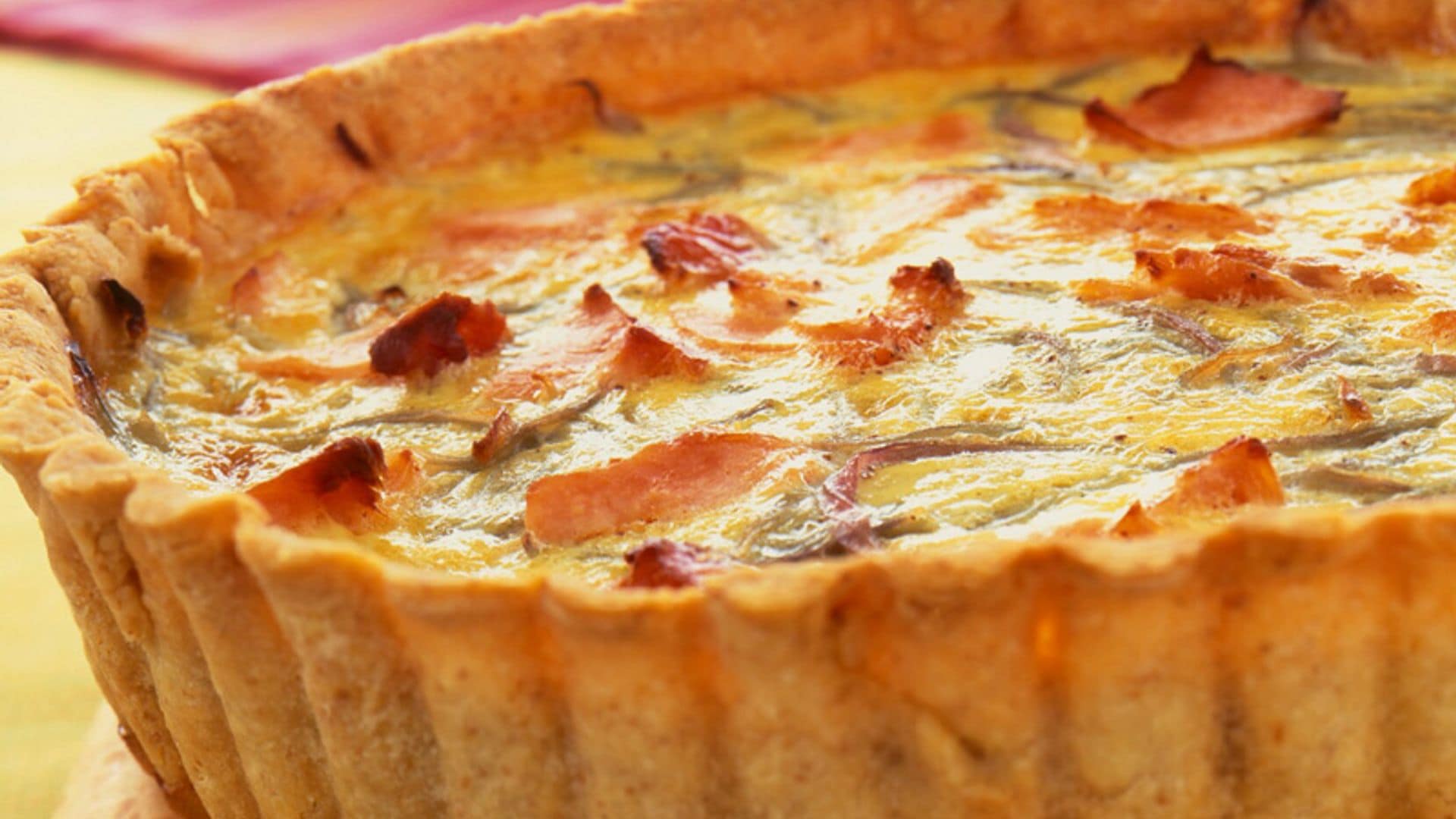 Tarta de salmón y masa quebrada