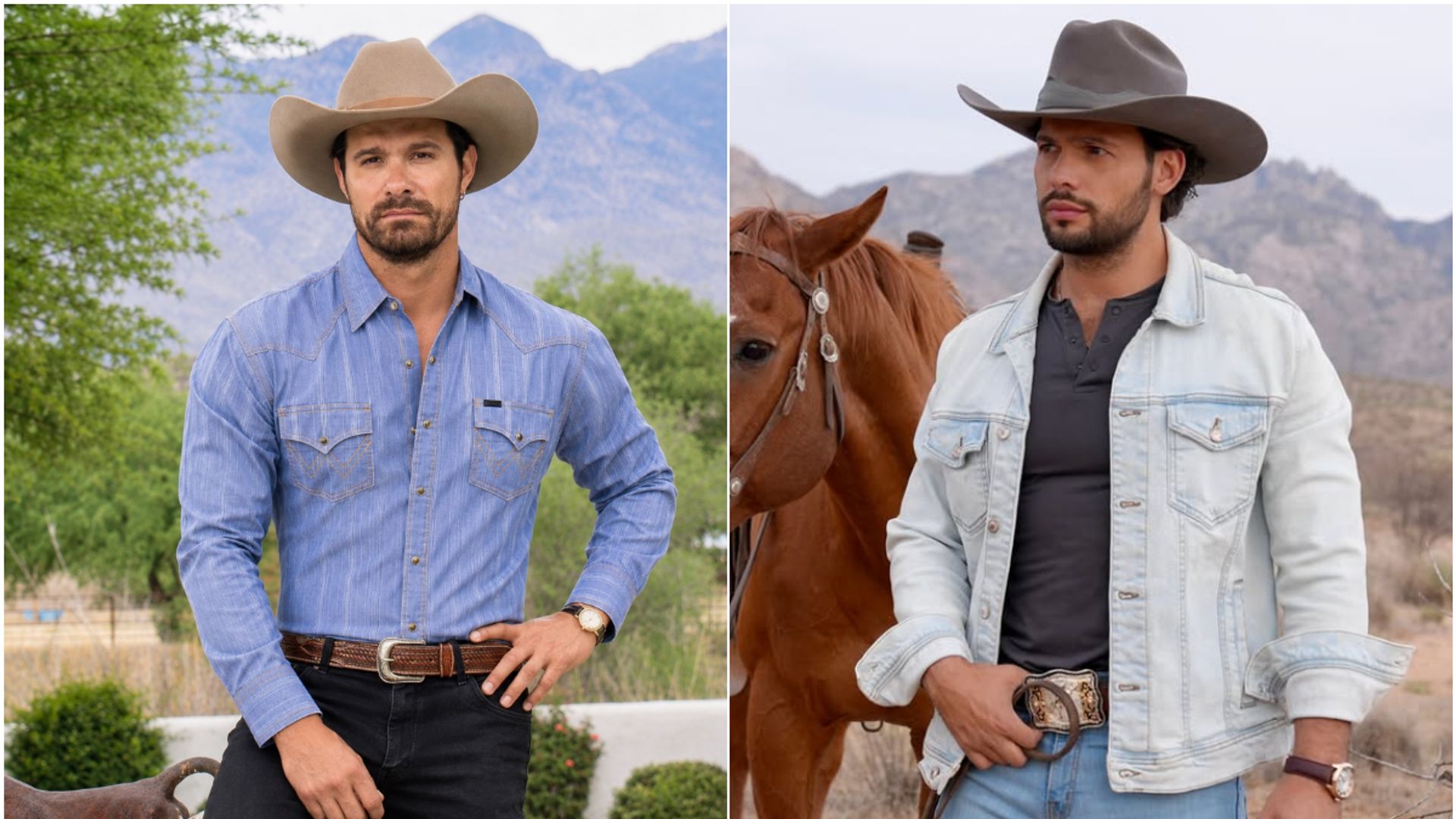 Brandon Peniche y Emmanuel Palomares en 'Tierra de Amor y Coraje'.