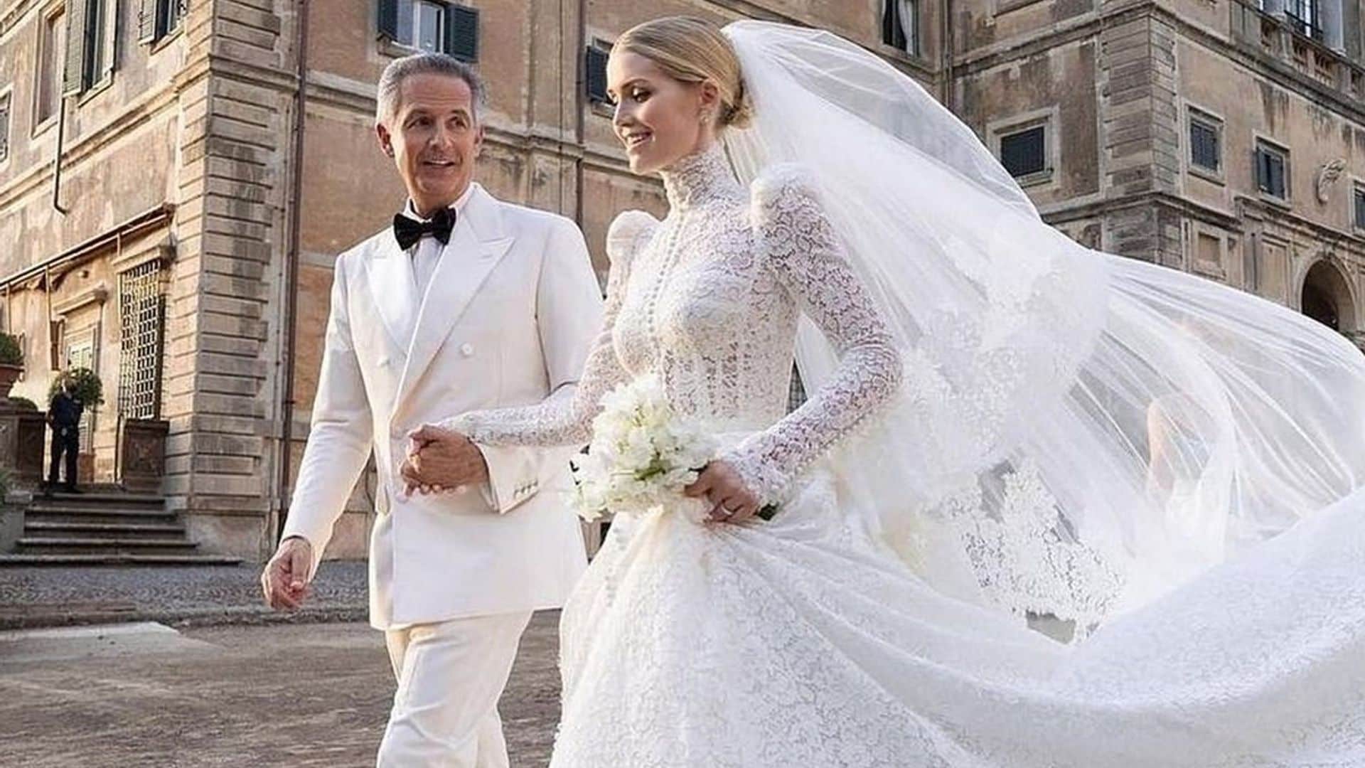 Lady Kitty Spencer y su boda de cuento: tres días, cinco vestidos, un palacio y un castillo de fuegos artificiales