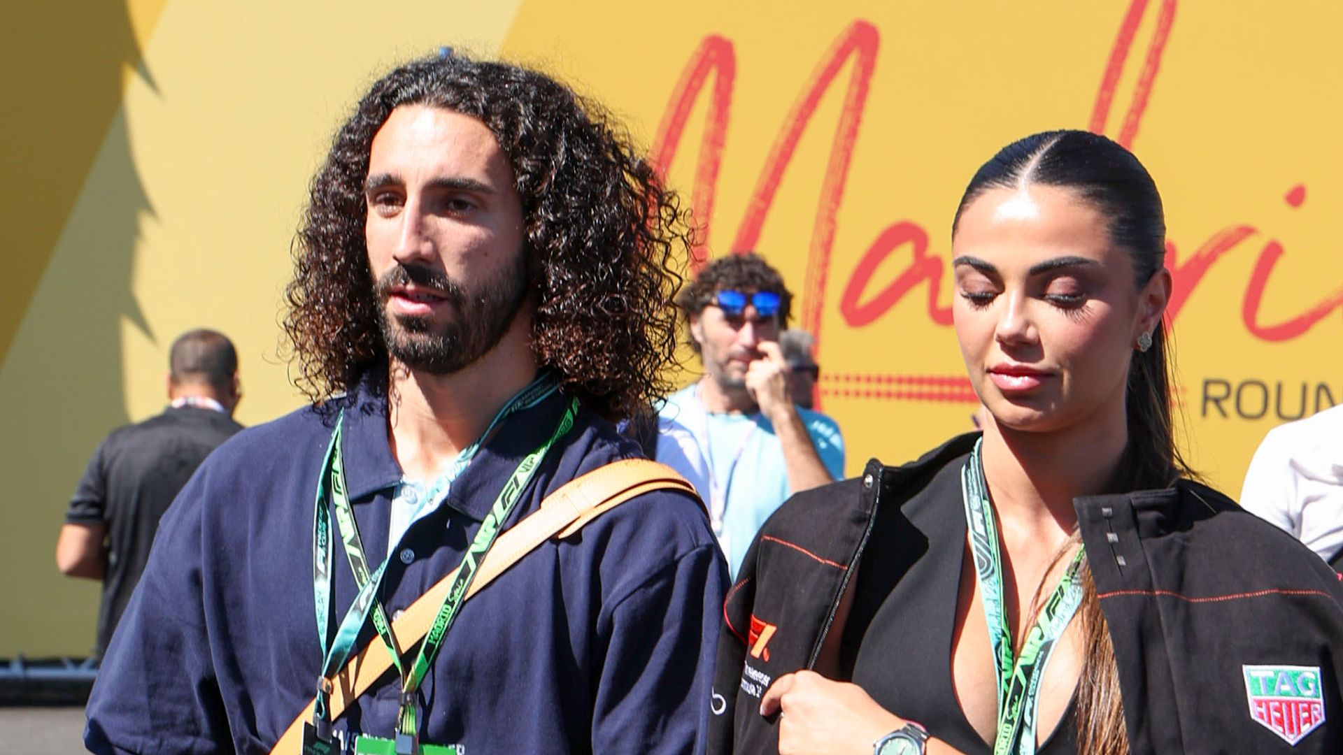 Marc Cucurella y Claudia Rodríguez