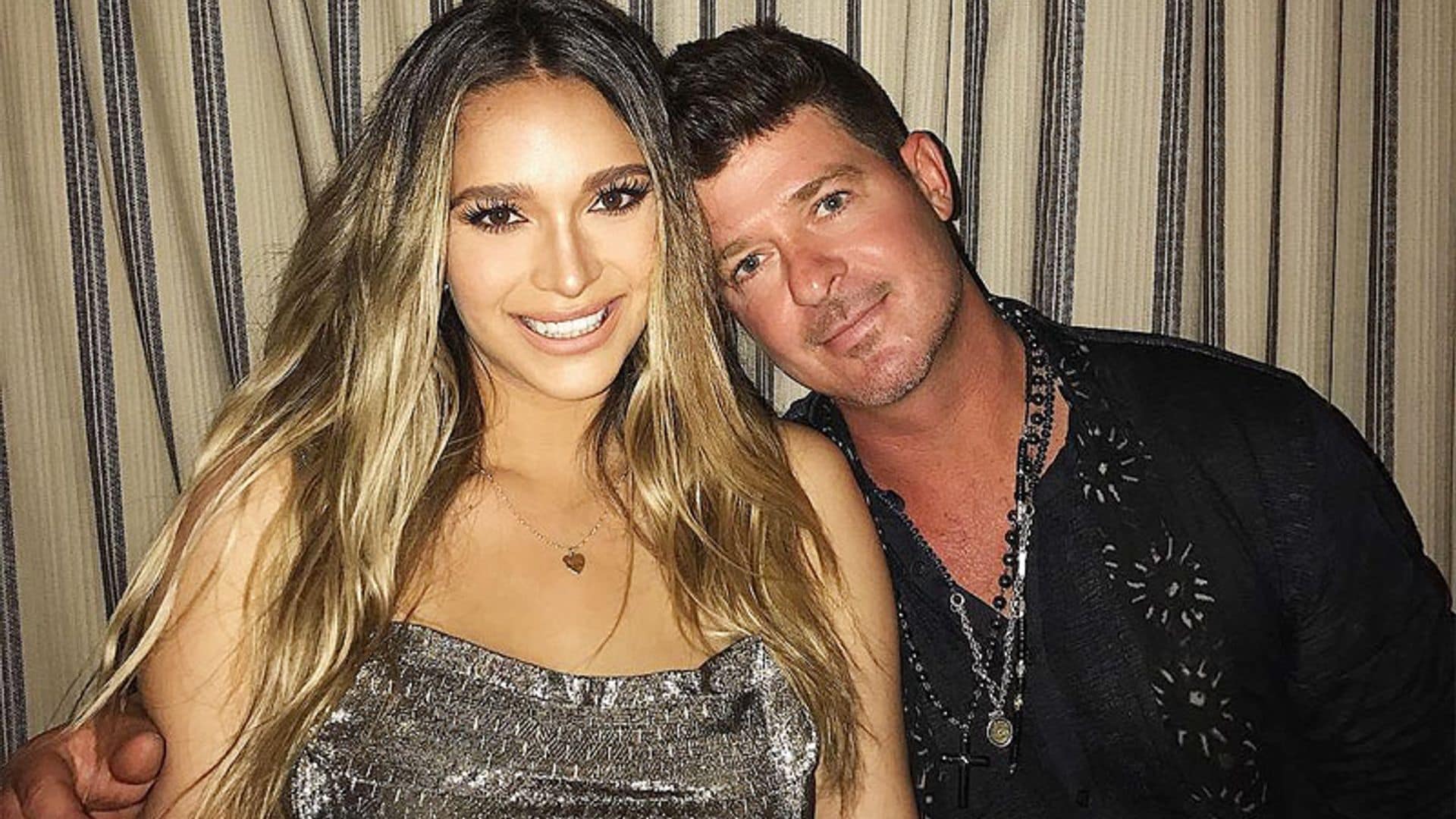 Robin Thicke publica la primera imagen junto a sus dos hijos