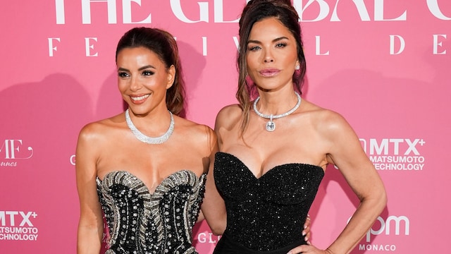 Eva Longoria y Lauren Sanchez en la Global Gift Gala
