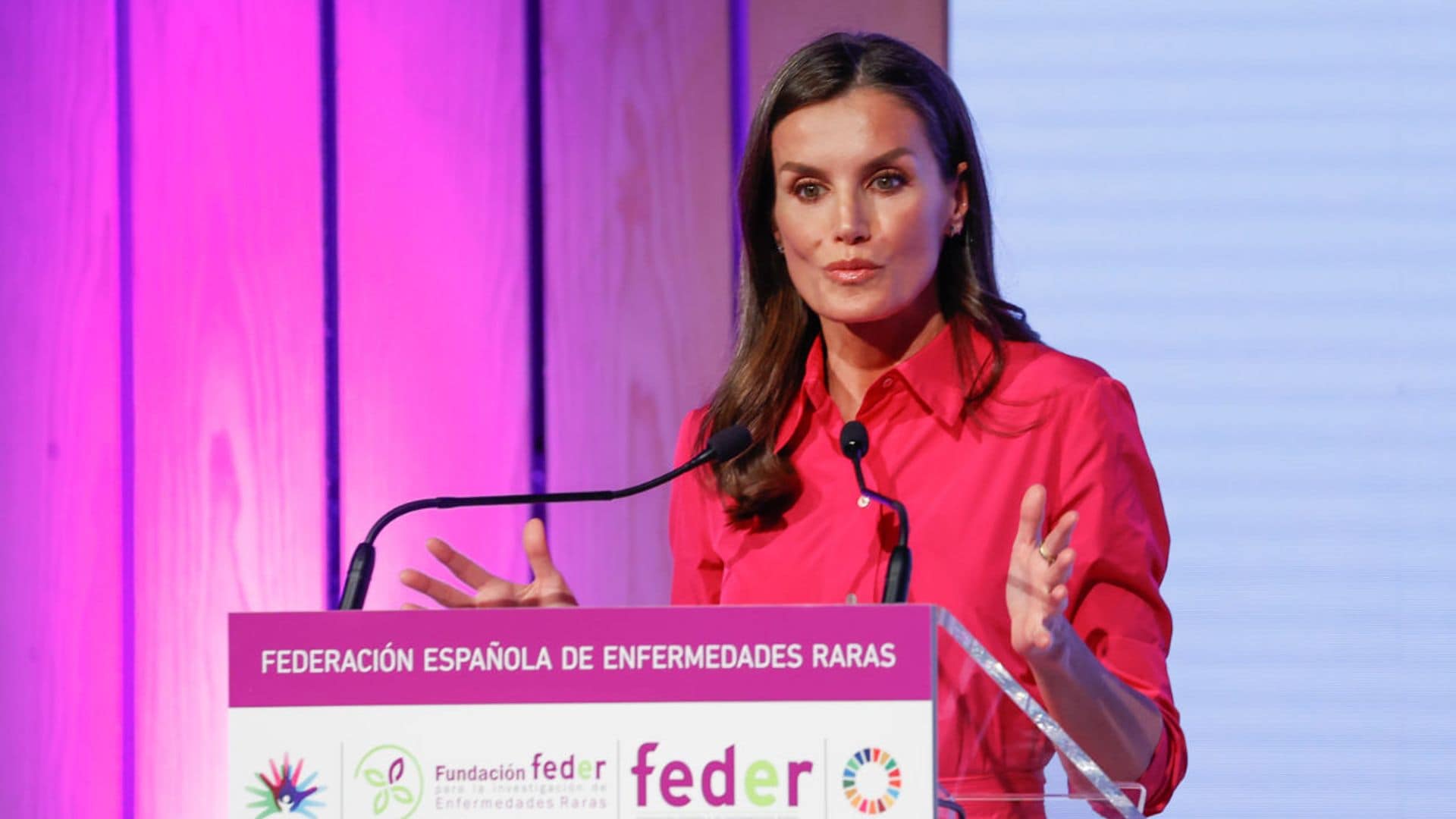 La reina Letizia recuerda con emoción la historia de Marco, el niño al que conoció meses antes de que falleciese por una enfermedad rara