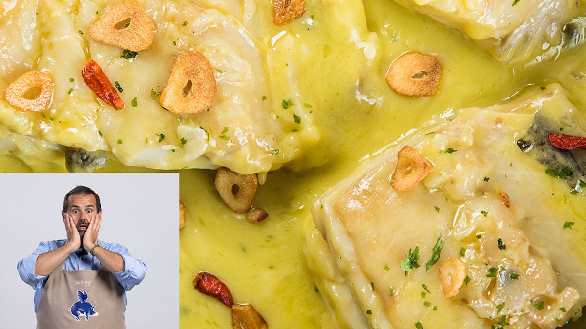 La receta del chef David de Jorge para un bacalao al pil pil jugoso y con la salsa bien ligada